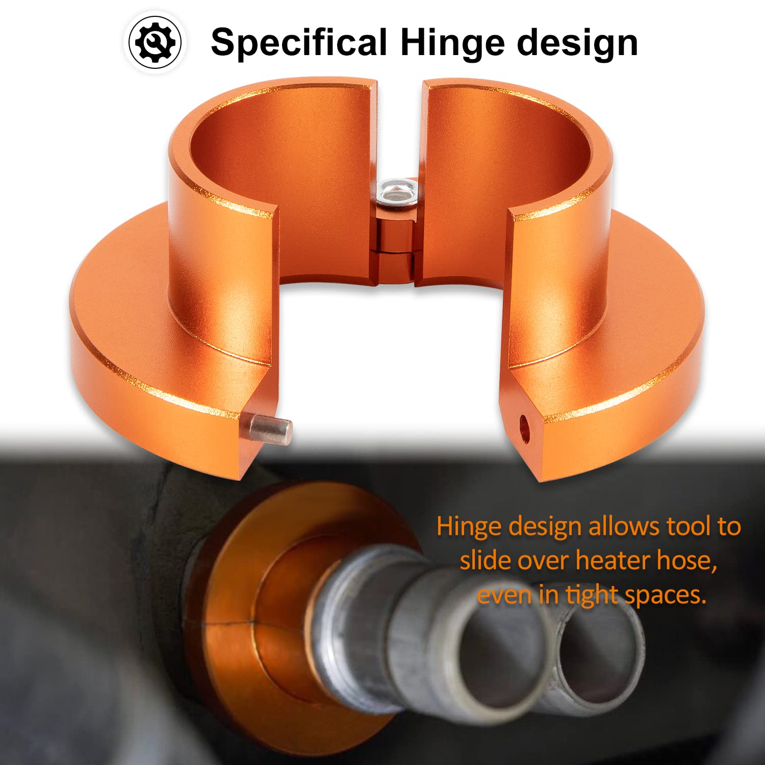 39190 Heater Hose Quick Disconnect Tool For Gm 3/4'' Heater Line Replacement