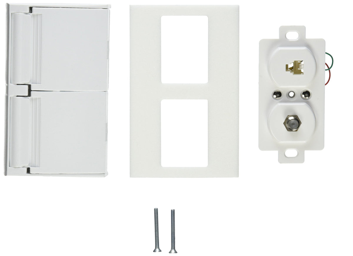 Winegard WT1120 White TV/Phone Cable Receptacle