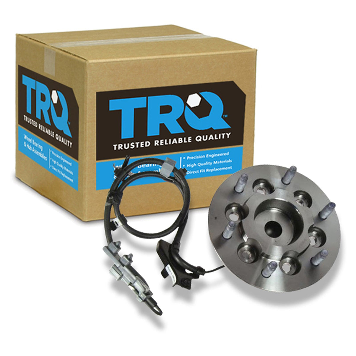 Trq Front Wheel Bearing & Hub Assembly With Abs Sensor Compatible With 2004-2008 Chevrolet Colorado 2006-2008 Gmc Canyon 2006 Is