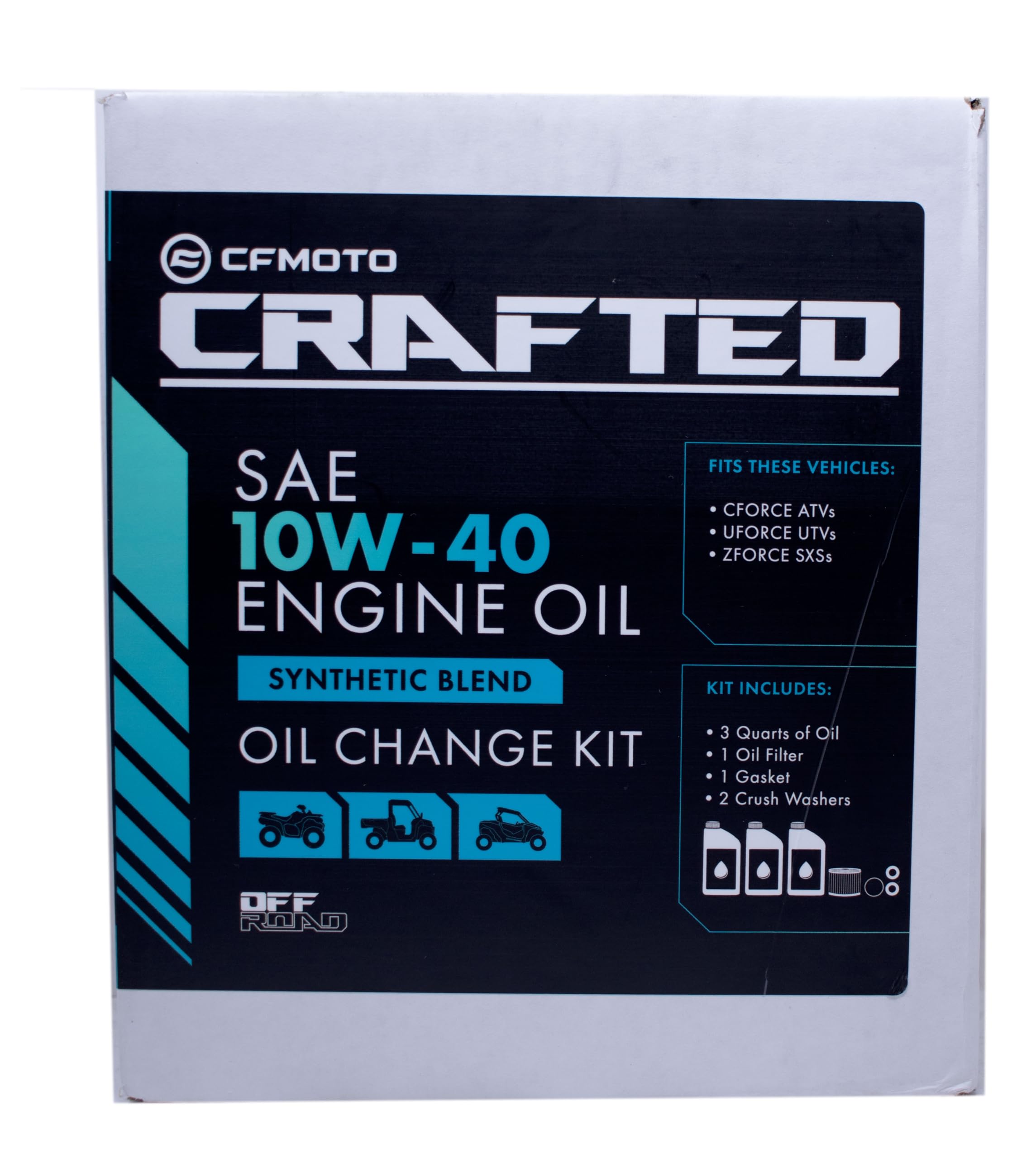 Edwards Oem Semi Synthetic Oil Change Kit Fits All Cfmoto Offroad Vehicles 400Cc And Above