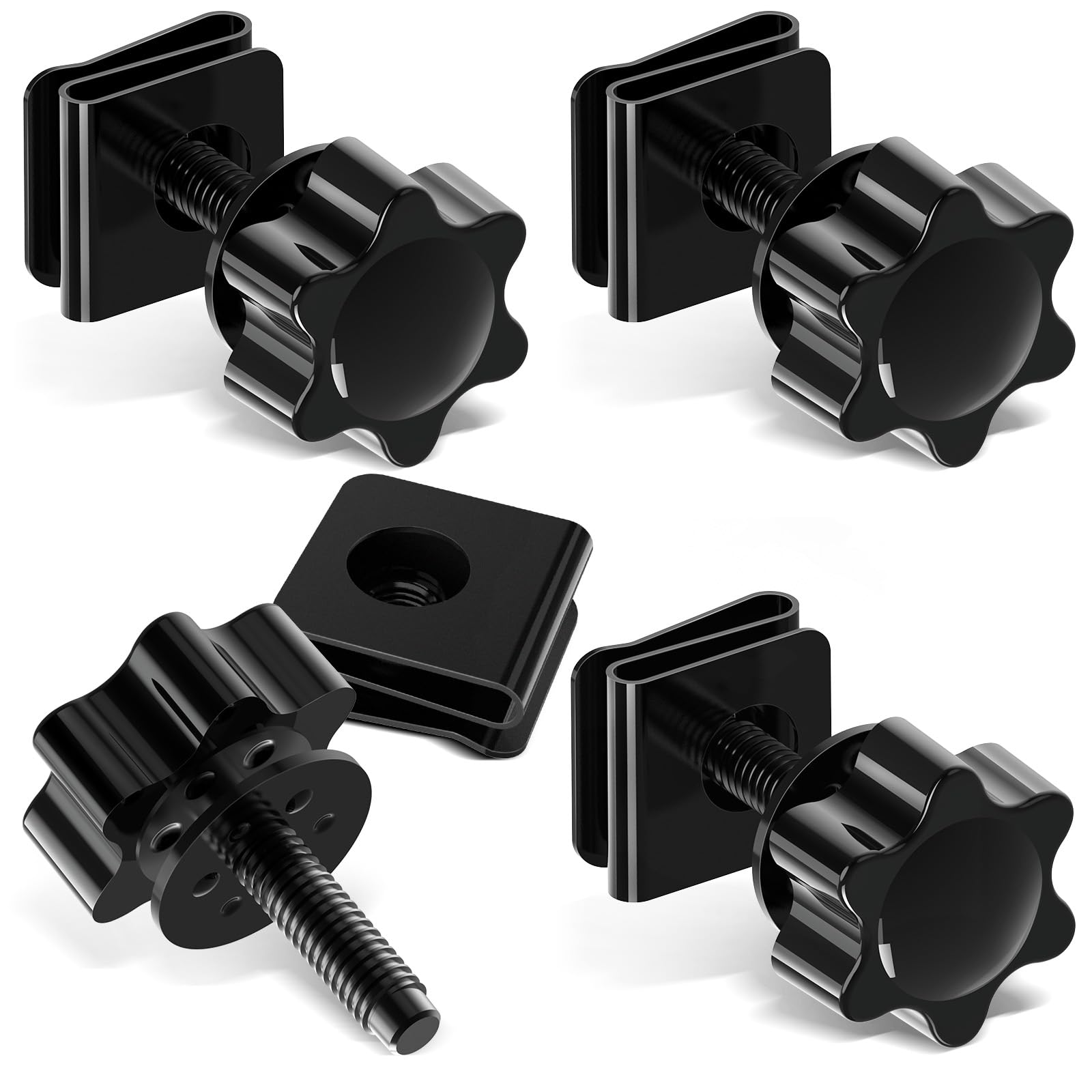 Amazicha Saddlebag Locks Upgraded Theft Deterrent Saddle Bag Bolts Mounting Hardware Compatible For Harley Davidson Touring Street Glide, Electra Glide, Road King, Road Glide 1988-Later