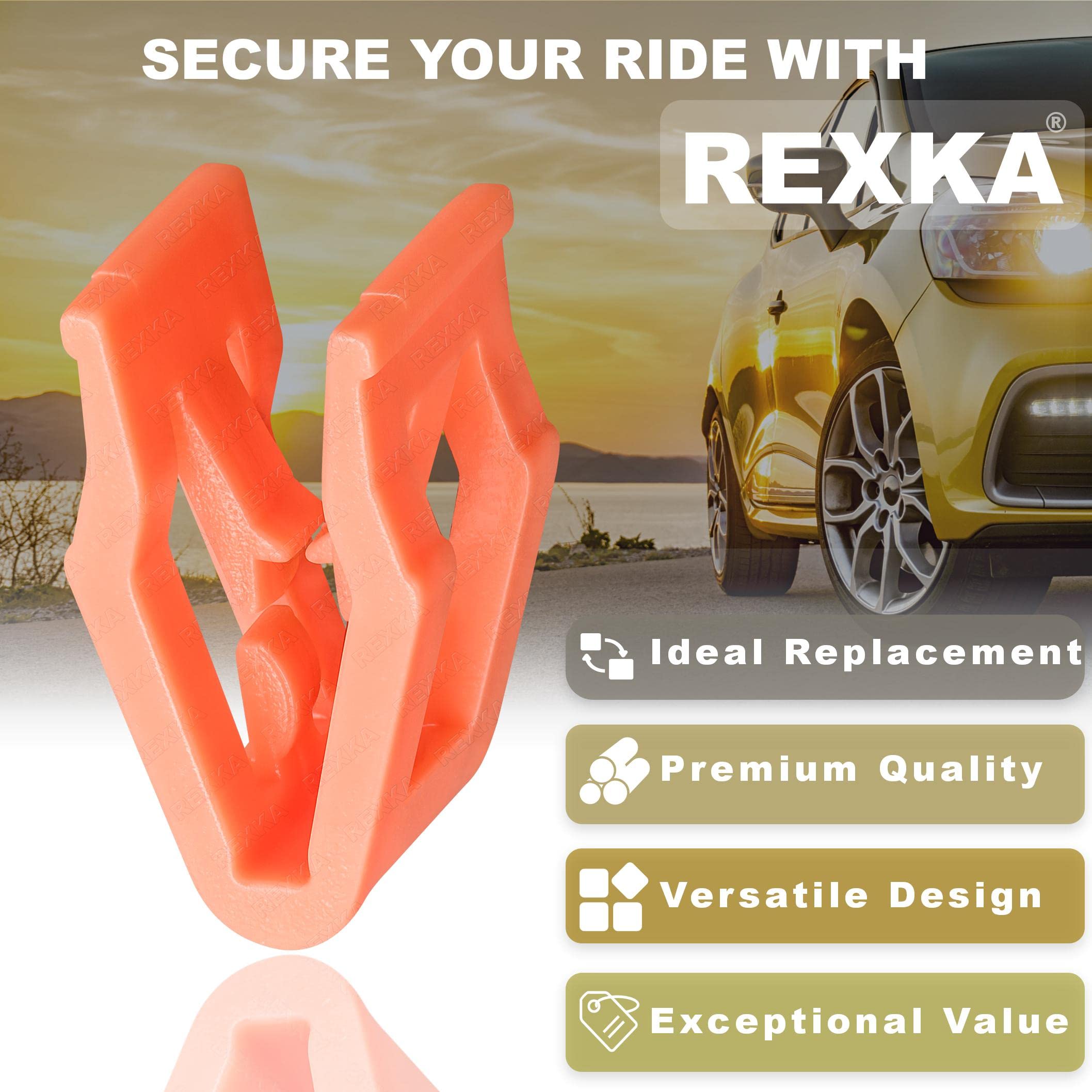 Rexka 50Pcs Center Console Radio Dvd Dash Panel Switch Bezel Clip Body Trim Retainer Compatible With Ford Mercury Edge Mustang E