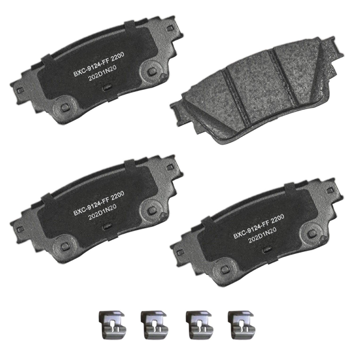 Bendix Premium Sbc2200 Ceramic Rear Brake Pads For Infiniti Qx60 2023-2022, Mitsubishi Outlander 2023-2022, Nissan Altima 2024-2