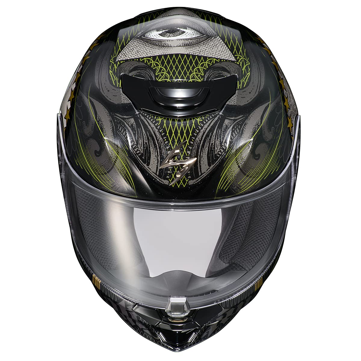 ScorpionEXO R420 Full Face Motorcycle Helmet - Bluetooth Ready, DOT/SNELL, XX-Large, Graphic Black