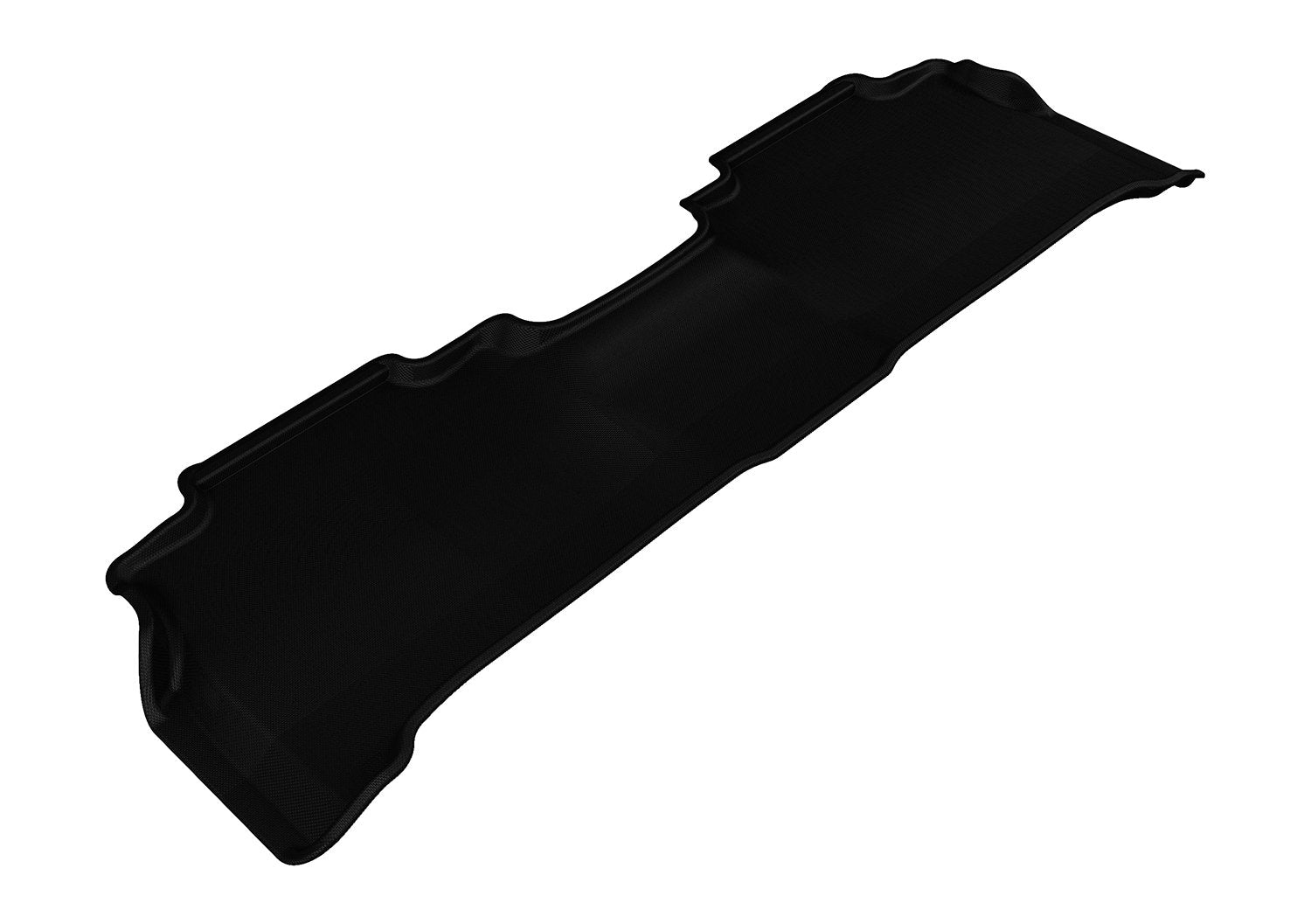 3D Maxpider Custom Fit Kagu Floor Mat (Black) For 2008-2021 Lexus/Toyota Lx/Land Cruiser - 2Nd Row