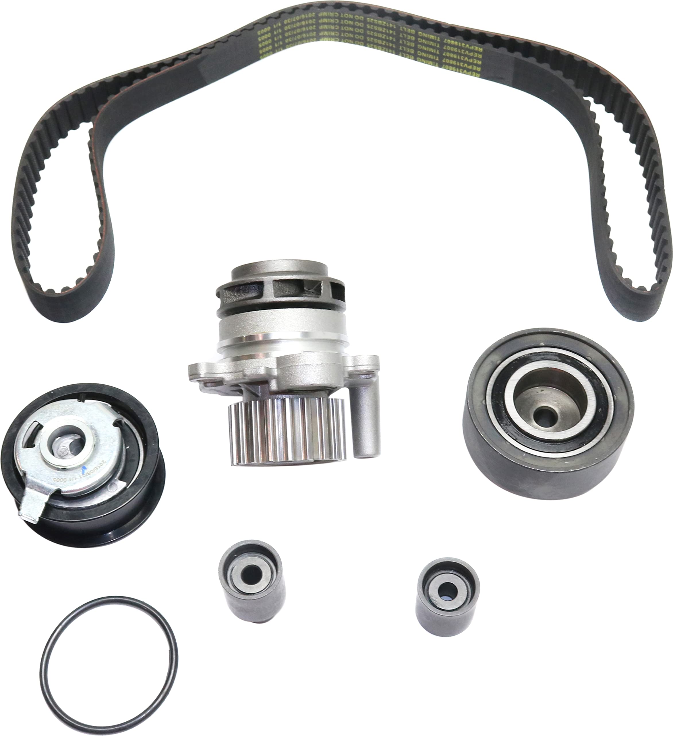 Garage-Pro Timing Belt Kit W/Belt Idlers & Tensioner, Water Pump (w/Impeller & Gasket) fits 1.9L Replacement for Volkswagen Jett