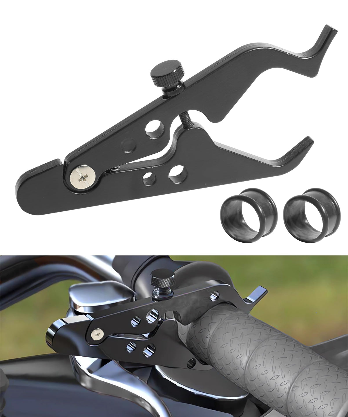 RACOONA Motorcycle Cruise Control,Motorcycle Throttle Lock,Motorcycle Cruise Control Throttle Lock,Car Accessories Throttle Assi