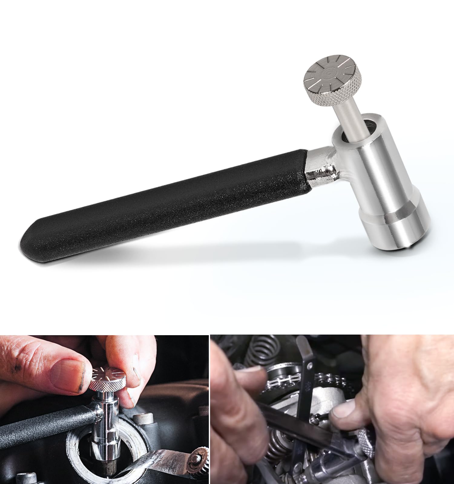 Camoo 3mm Valve Tappet Adjuster and 9mm Adjusting Screw Spanner For Scooter Motorcycle Engine Valve Adjustment Wrench Tool