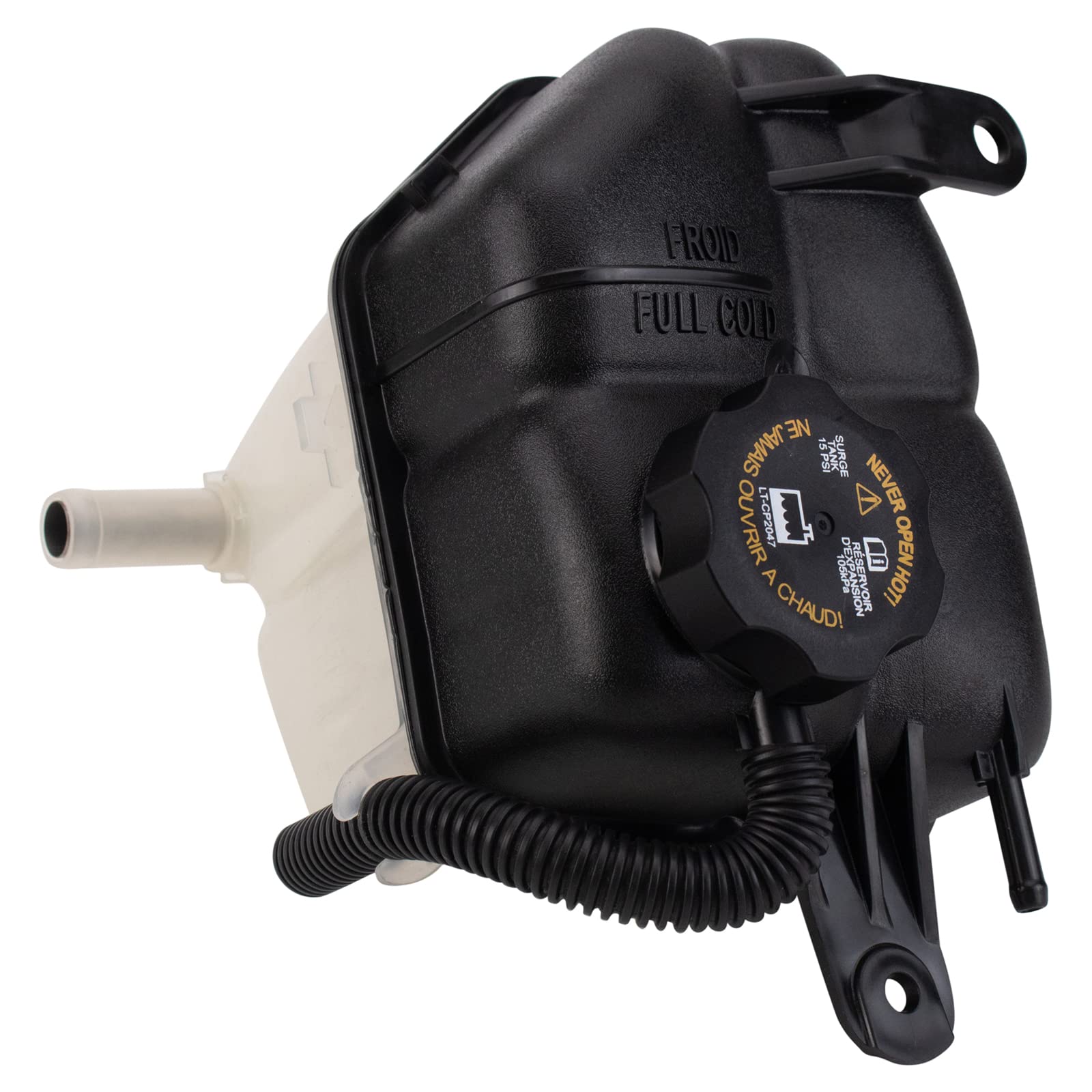 Trq Radiator Coolant Reservoir Expansion Tank Overflow Bottle Compatible With 2008-2015 Cadillac Cts Gm3014155