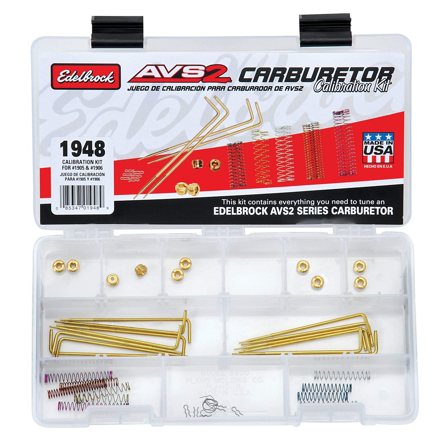Edelbrock Calibration Kit Avs2 650 Series 1905 & 1906