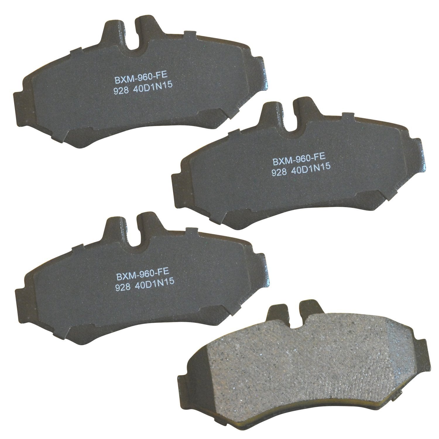 Bendix Premium Sbm928 Semi-Metallic Rear Brake Pads For Select Models Dodge Sprinter 2500, 3500, Freightliner Mercedes-Benz G55