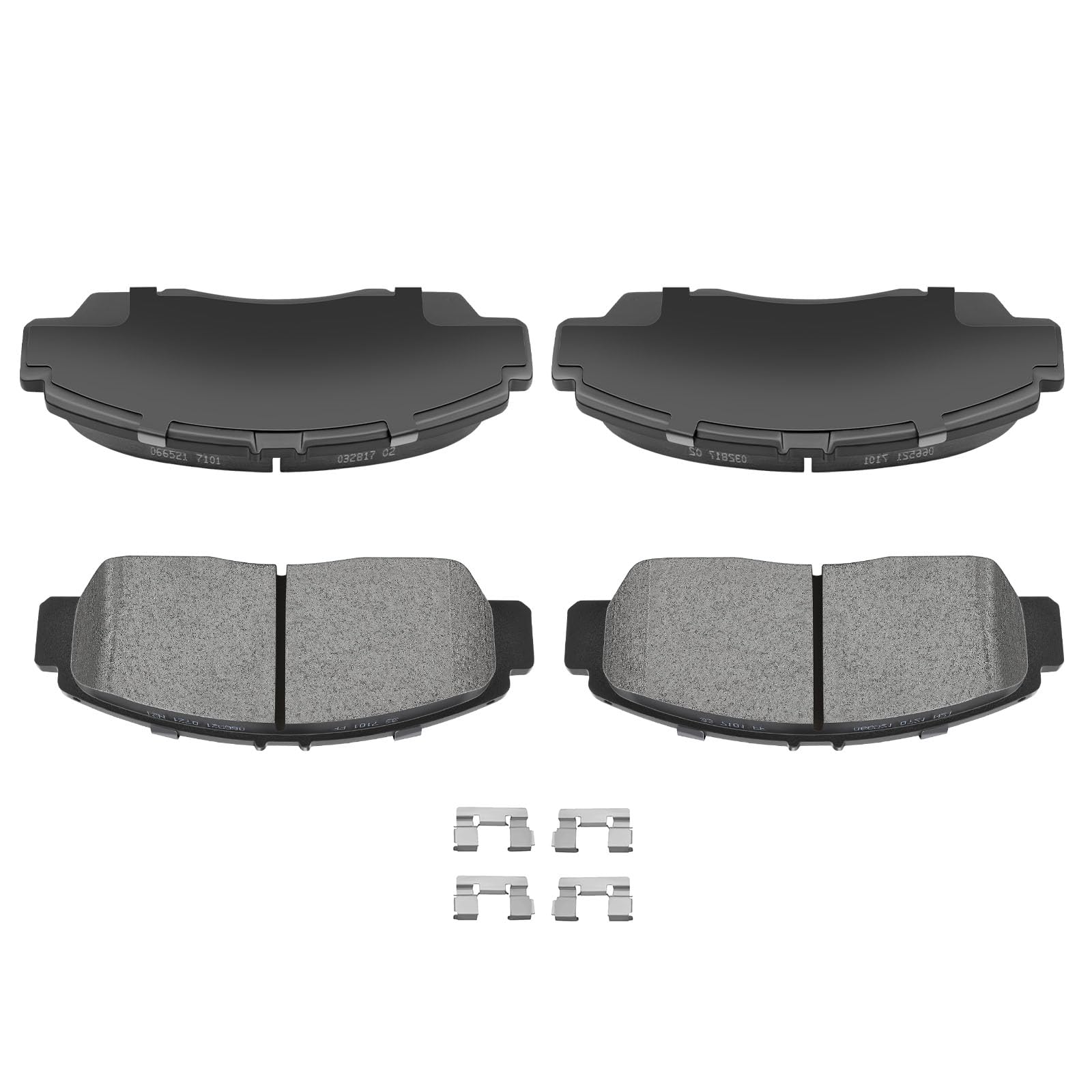 Automuto 4Pcs Front Ceramic Disc Brake Pads Set D787 For Acura Cl, Rl, Tl, Tsx, Honda Accord