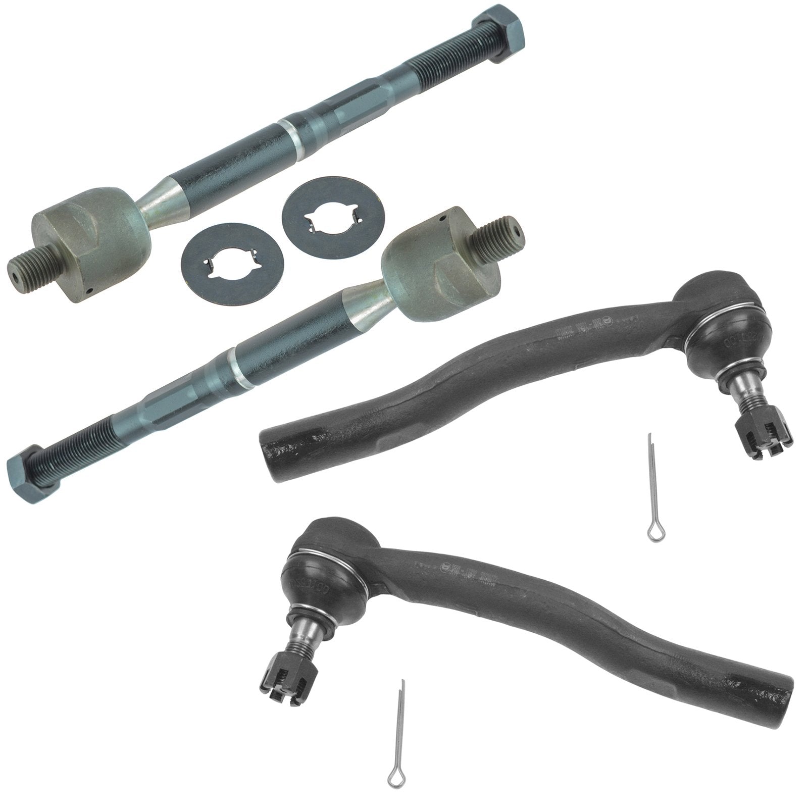 Trq Front Tie Rod Set Compatible With 2001-2003 Toyota Highlander