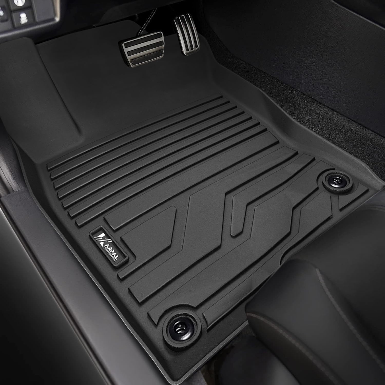 Karpal Floor Mats Fit For 2022-2025 Honda Civic Sedan (Not Fit Hatchback), Tpe Rubber All Weather Protection Heavy Duty Floor Li