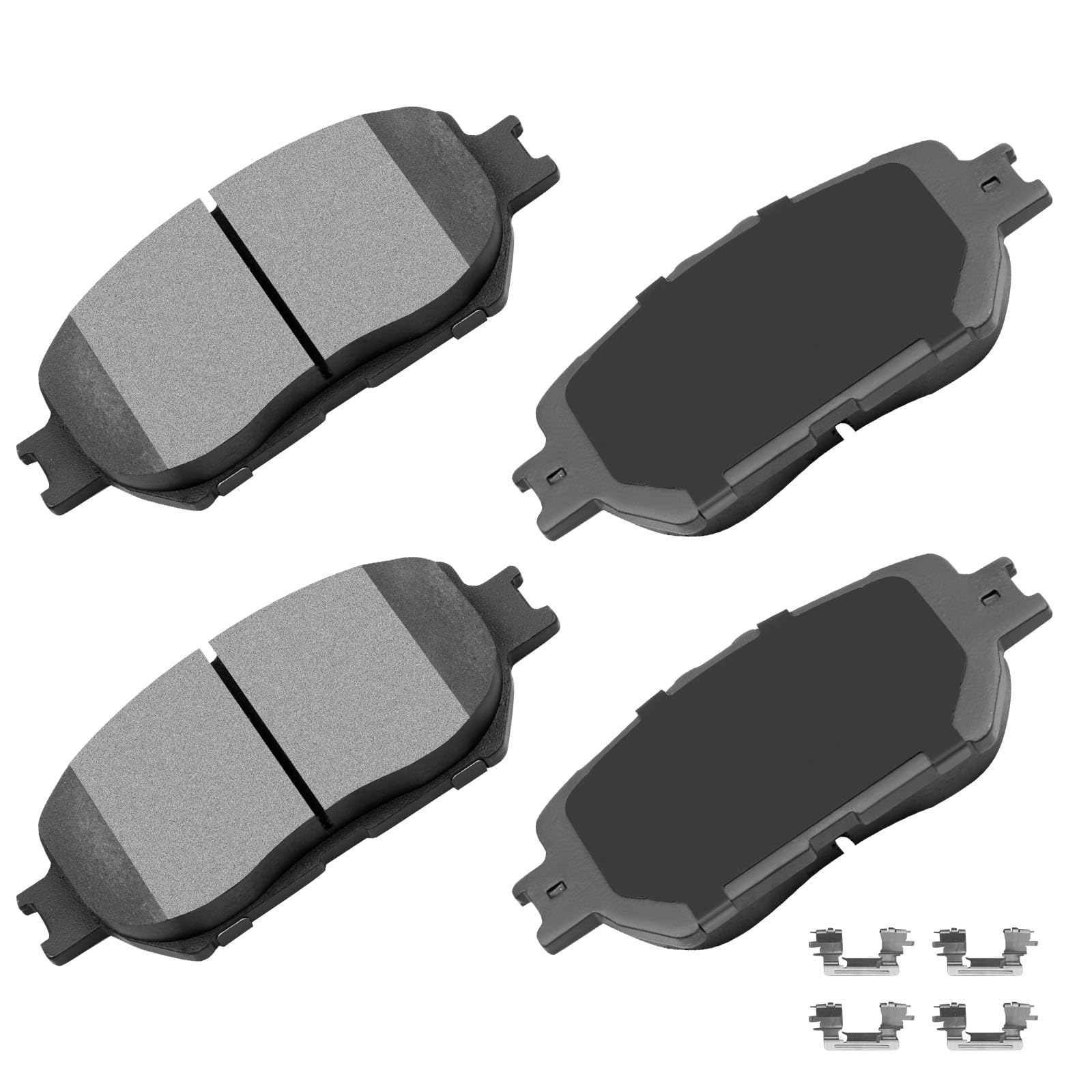 Cciyu D908 4Pcs Front Ceramic Brake Pads Kits 2006 For Lexus Gs300,2009-2015 For Lexus Is250,2002-2006 For Toyota For Camry