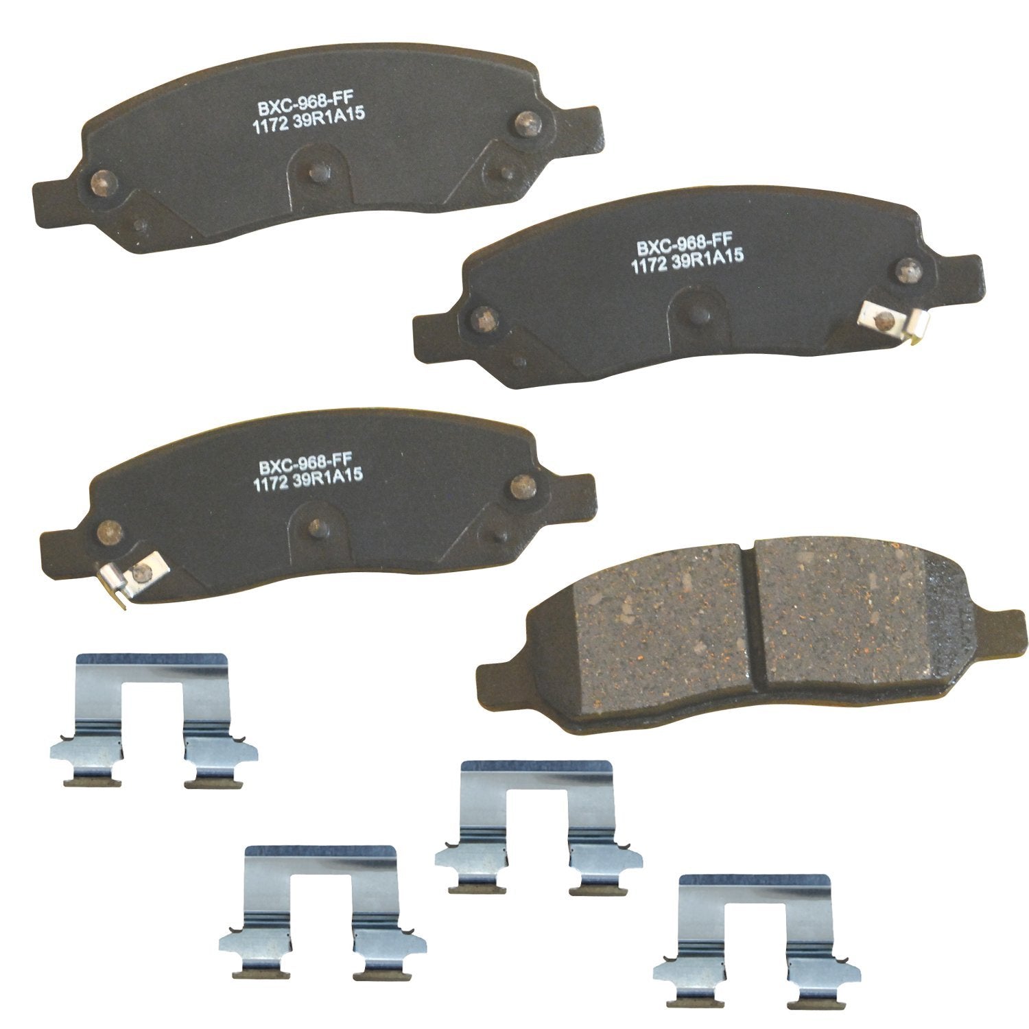 Bendix Premium Sbc1172 Ceramic Rear Brake Pads For Buick Lucerne 2011-2006, Cadillac Dts 2011-2006