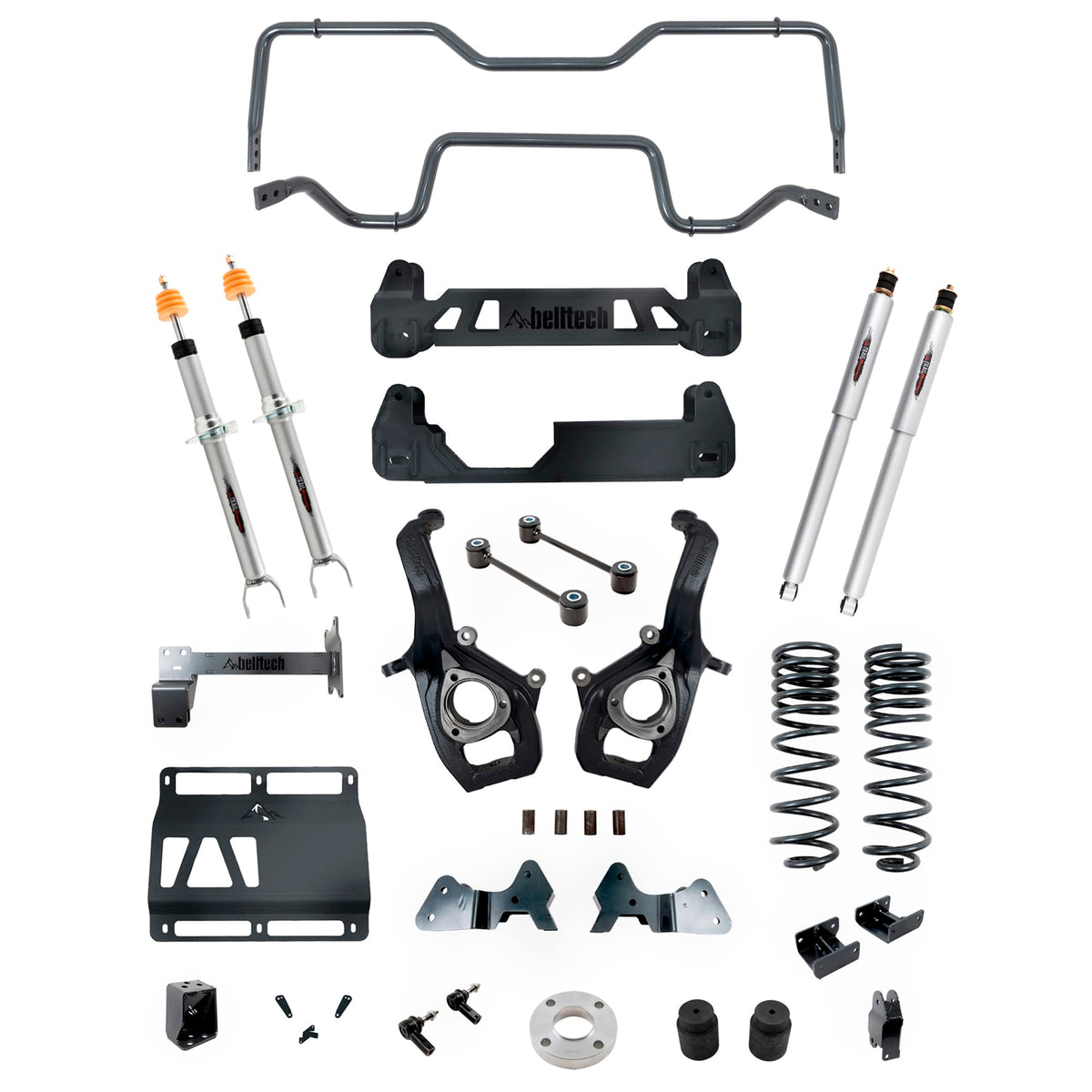 Belltech® 153712Tps Lift Kit 6-8In. Lift Kit Inc. Front And Rear Trail Performance Struts/Shocks 2019-2021 Compatible With/Replacement For Ram 1500™ 4Wd