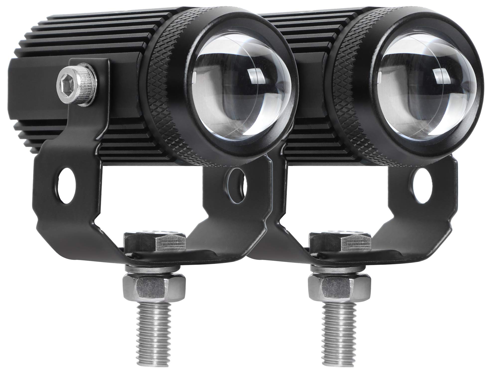 Exzeit Led Driving Light For Motorcycle, High Low Beam Function 1.3'' Fog Lights Headlights For Bike Polaris Yamaha Can Am Atv U