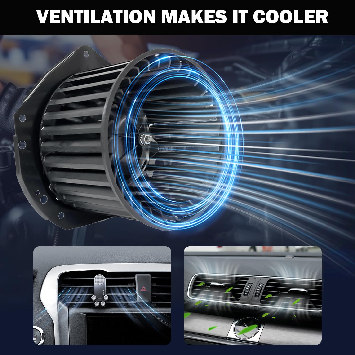 Aspligo 700103 Ac Heater Blower Motor Fan Fit For Gmc C1500 C2500 C3500 K1500 K2500 K3500 Yukon Safari G15 G25 G35 For Chevy Ast