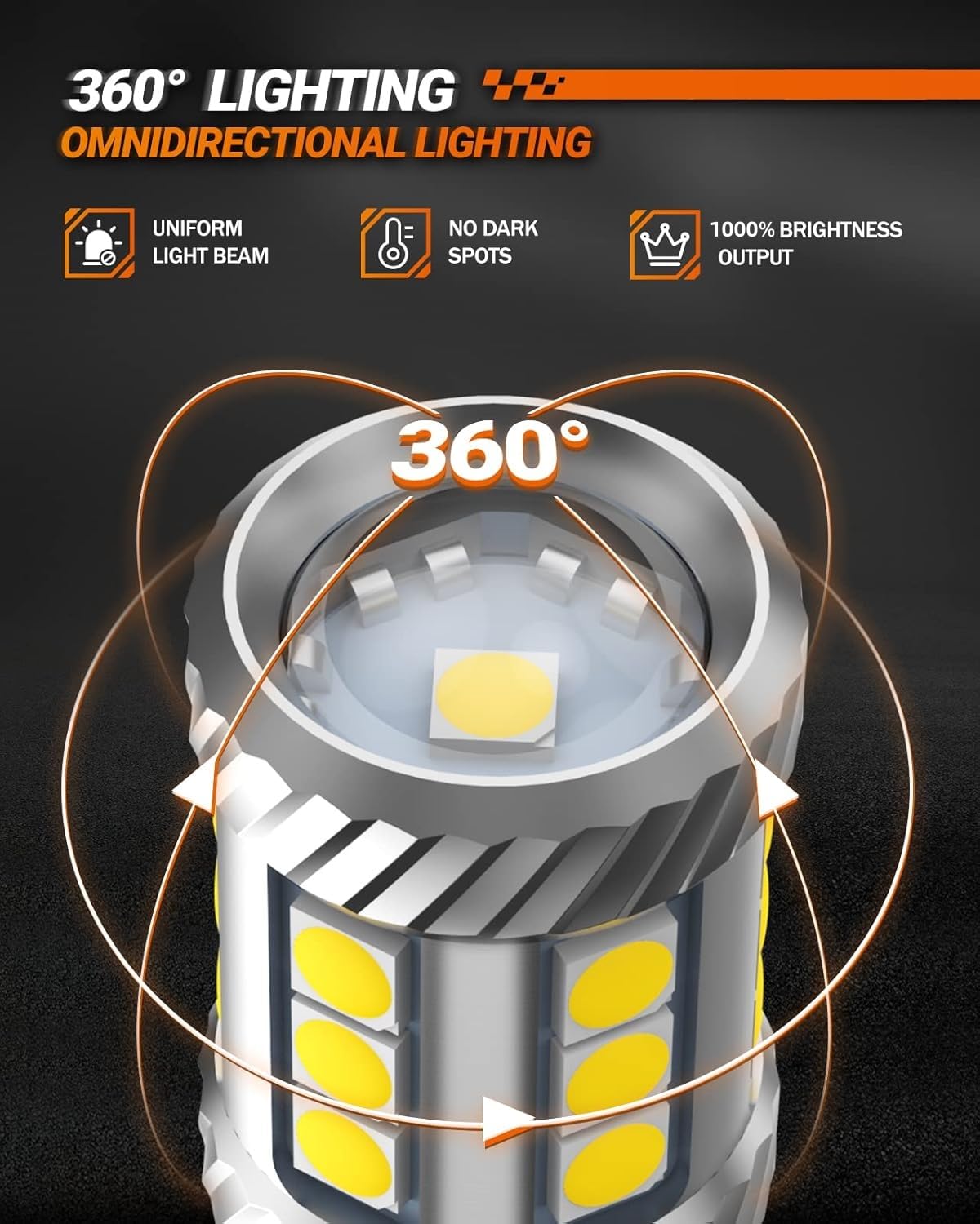 Sealight 921 Led Bulb Reverse Light, W16W 912 906 T15 Backup Light 1000% Brighter Super Bright 921 Bulbs With Projector For Reve