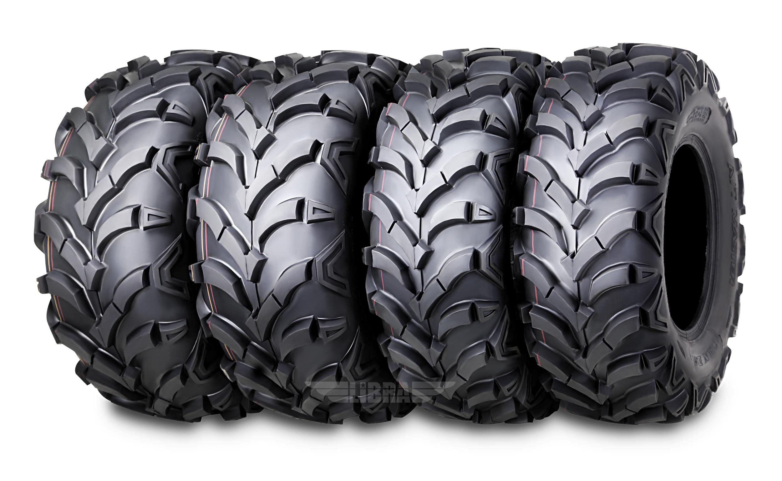 Wanda Set 4 At Master Atv/Utv Tires 24X9-11 Front & 24X10-11 Rear /6Pr P341