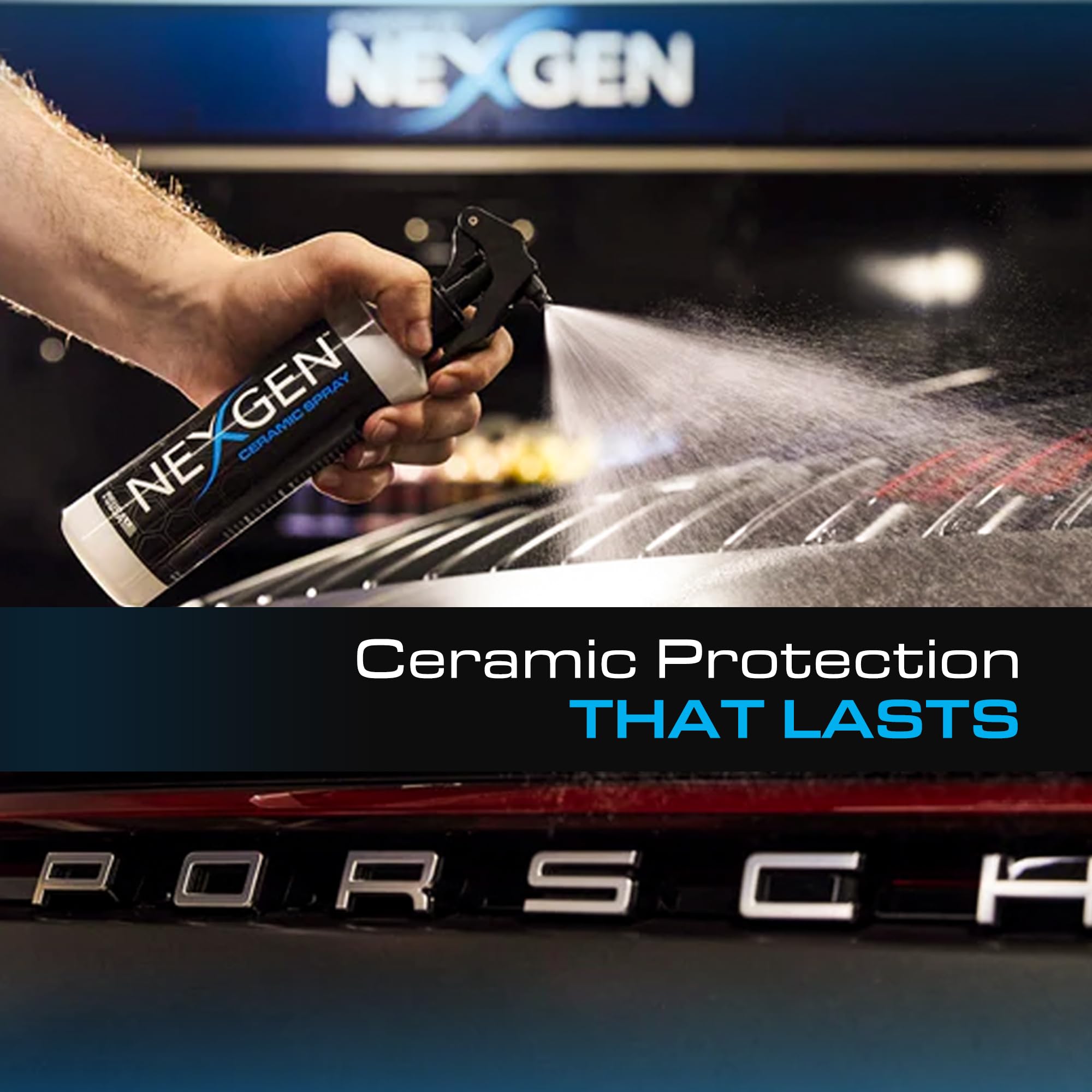 Nexgen Ceramic Spray - Professional-Grade Sealant for Cars, RVs, Boats - 8oz Bottle, Easy Application, Durable Ceramic Protection