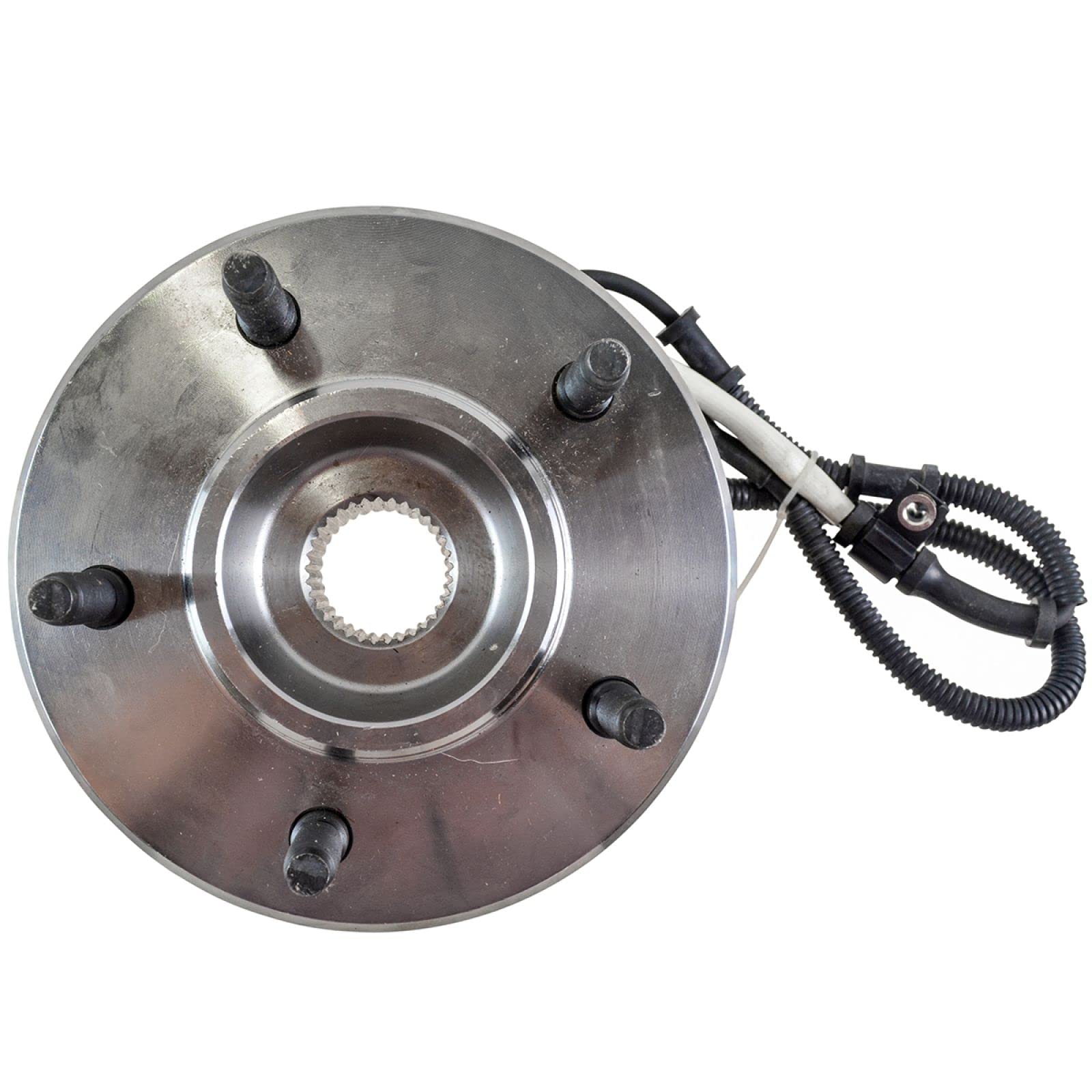 Trq Front Wheel Bearing & Hub Assembly 4Wd With Abs Sensor Compatible With 1997-2000 Ford Expedition 1998-2000 Lincoln Navigator