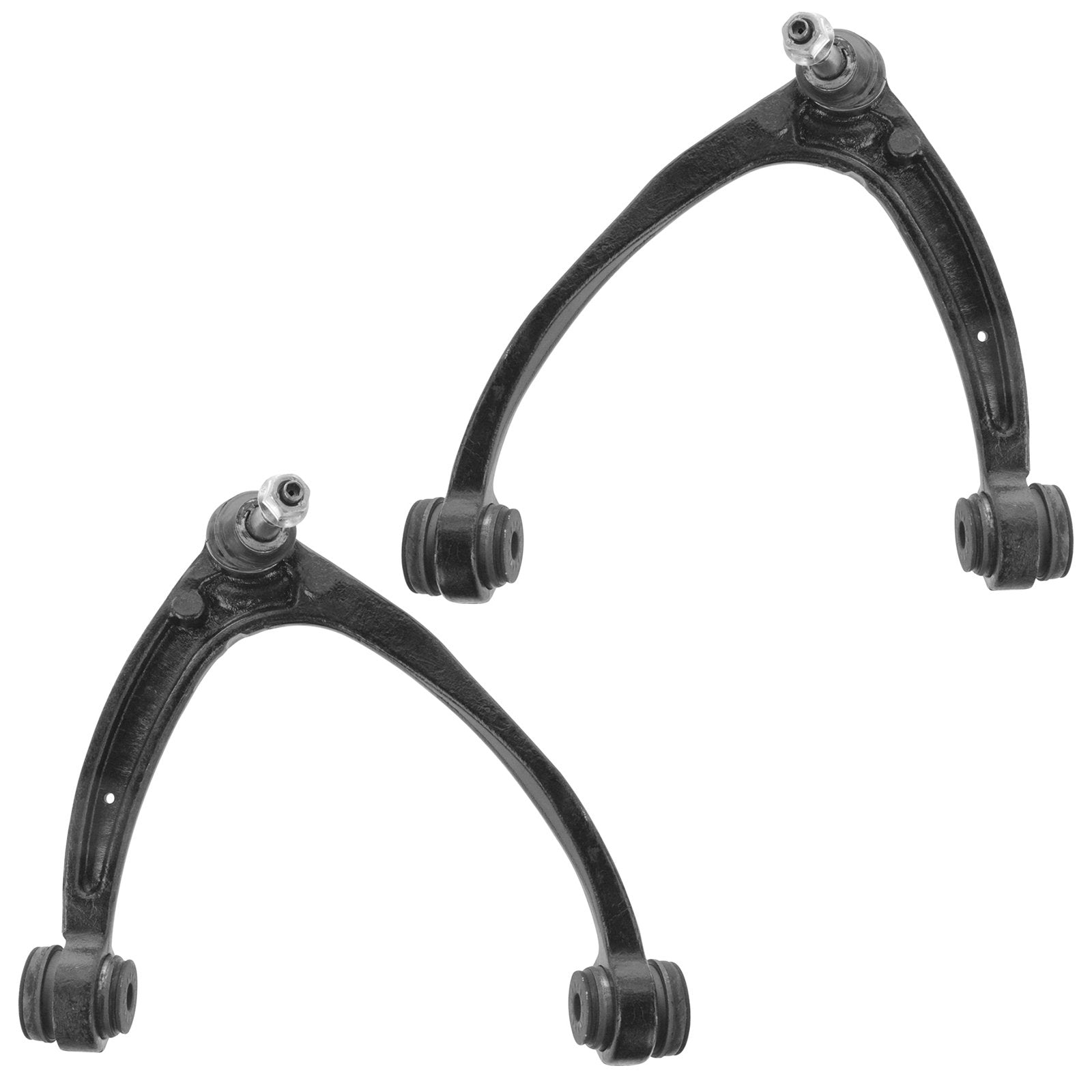 Trq Front Upper Control Arm With Ball Joint Set Compatible With 07-14 Cadillac 07-16 Chevrolet Gmc