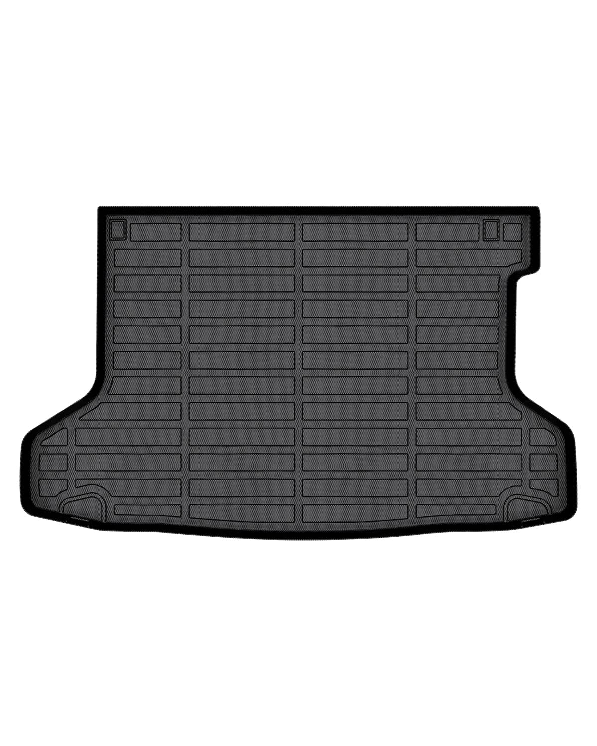 Cartist Cargo Liner Custom Fit For Hr-V Hrv 2016-2022 Fwd Models All Weather Trunk Mat High Side Waterproof Black Tpe