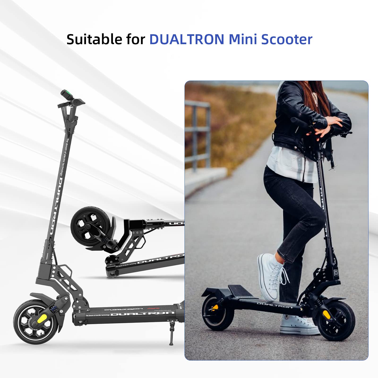 Ulip (2 Pack) 8.5 Inch Inner Tube With 90 Degree Wheel Tire Valve Stem Compatible For Dualtron Mini Dtmini Scooters And Other 8.5 Inch Scooter