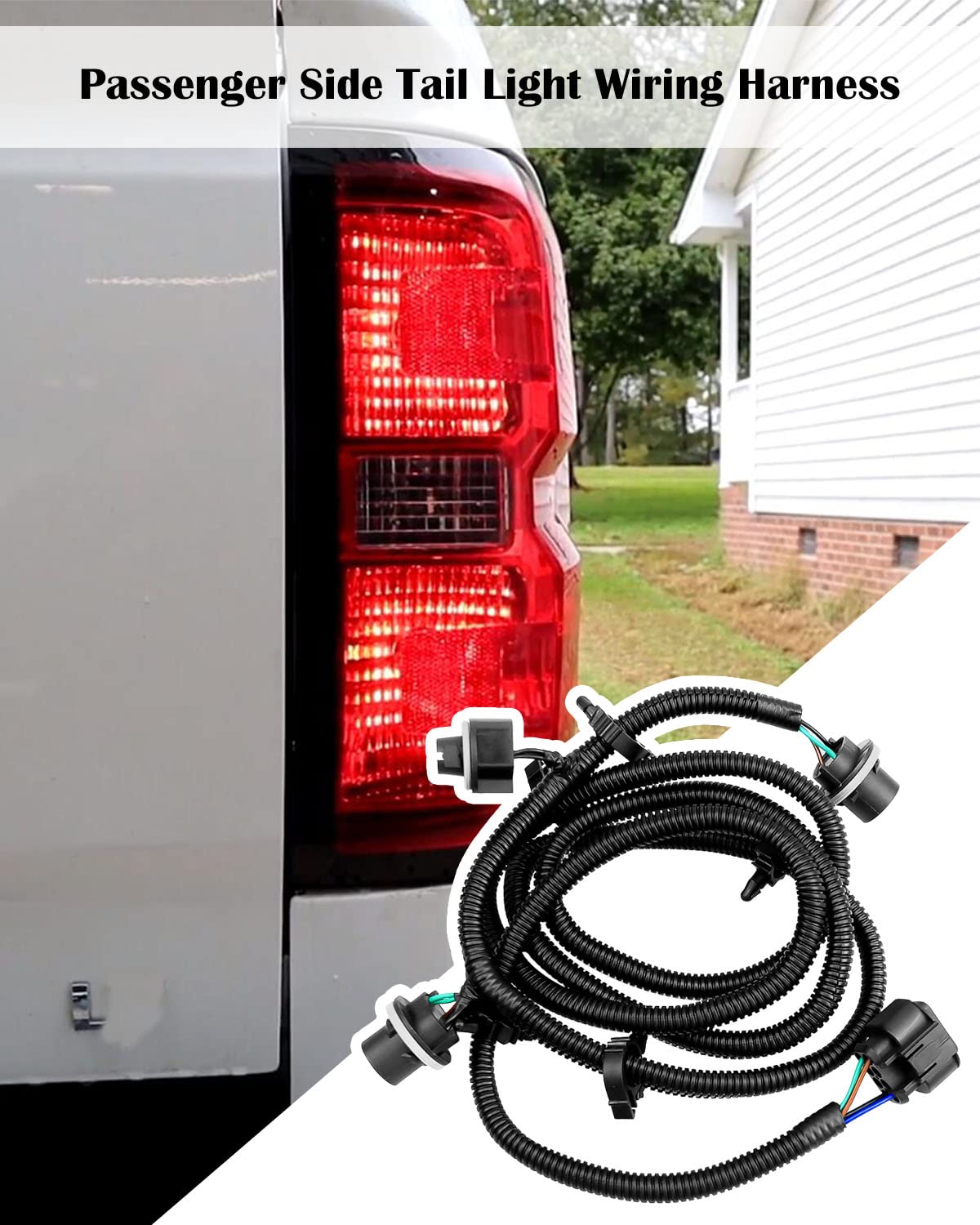 22869169 Tail Light Lamp Wiring Harness Fit For Chevrolet Silverado 1500 2014 2015, Fit For Chevrolet Silverado 2500 3500 2015,