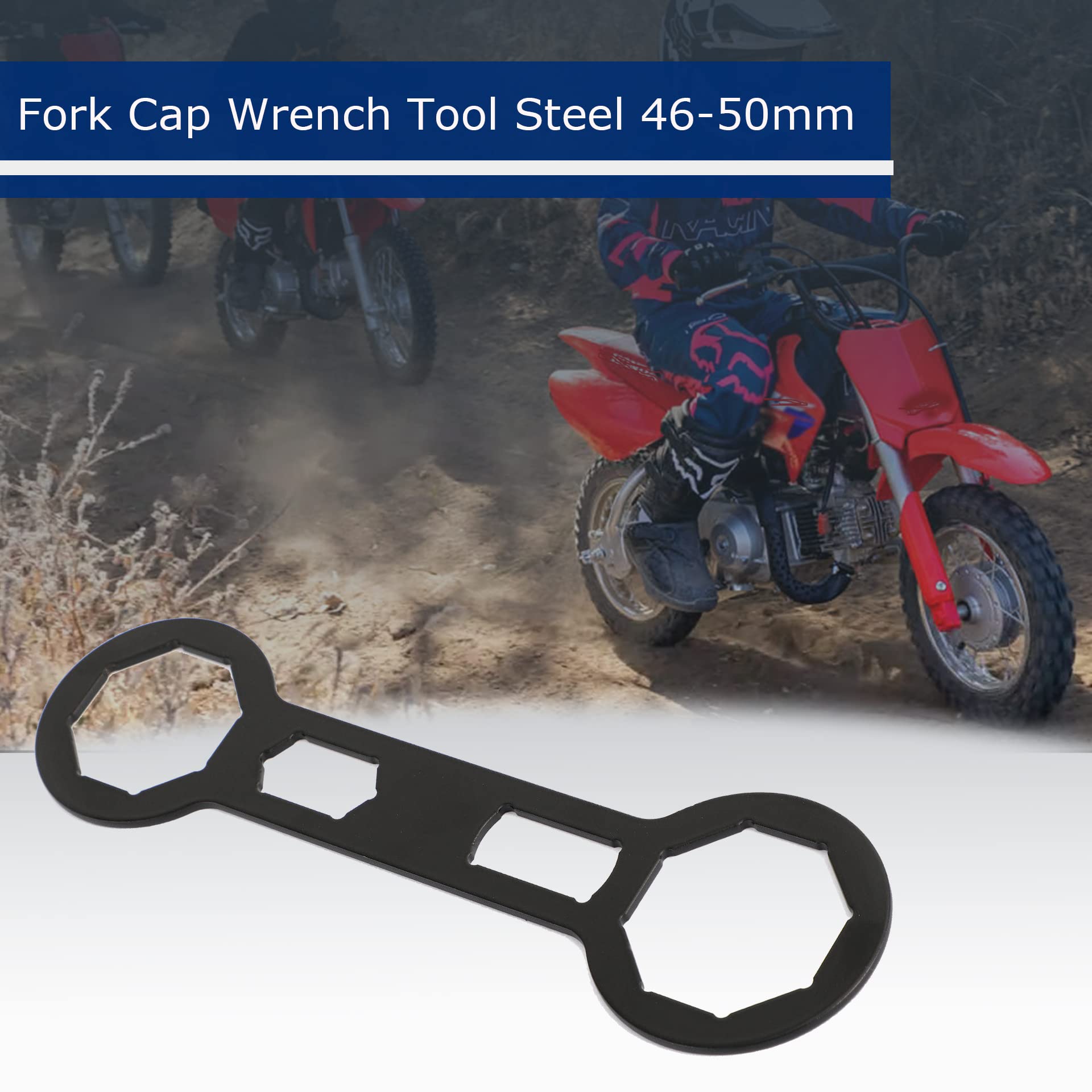 P1Tools Fork Cap Wrench 46Mm / 50Mm,For Suzuki H-Onda Cr Crf 250 450 Rebuild Tool Front Forks,Motorcycle Dirt Bike Repair Tool