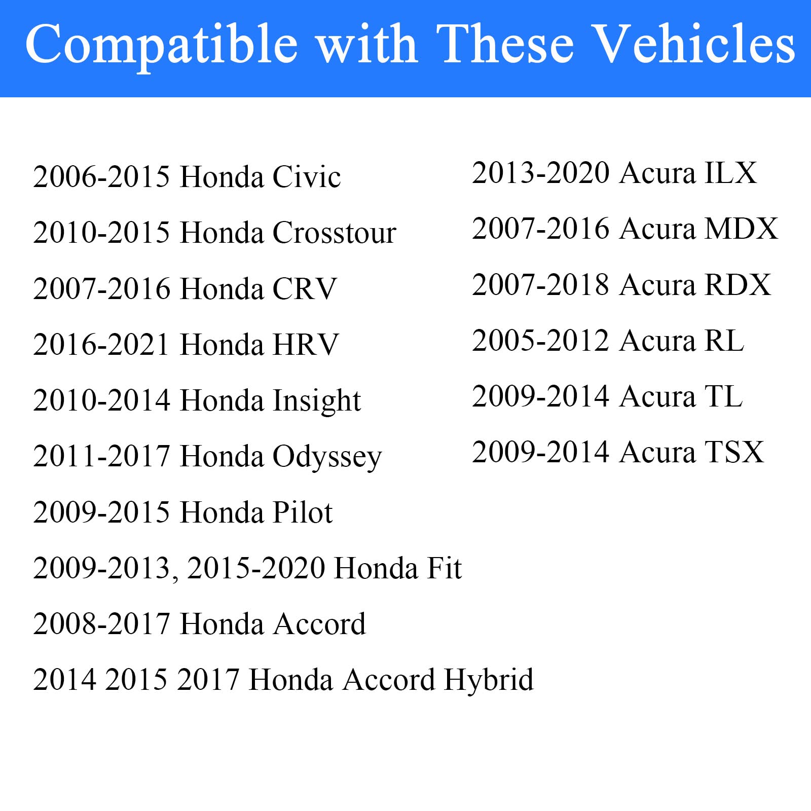 Zzcsz Gas Cap 17670-T3W-A01 Replacement Fuel Tank Gas Cap Compatible With Honda Pilot Odyssey Insight Hr-V Fit Cr-V Crosstour Civic Accord Hybrid Accord | Acura Tsx Tl Rl Rdx Mdx Ilx 17670T3Wa01