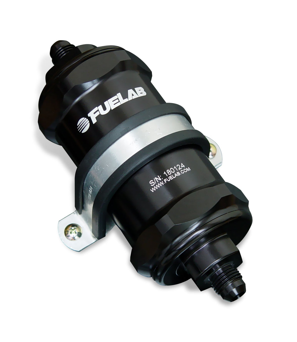 FUELAB FUEL SYSTEMS Filter In-Line 3in 6 Micron Fiberglass 8AN