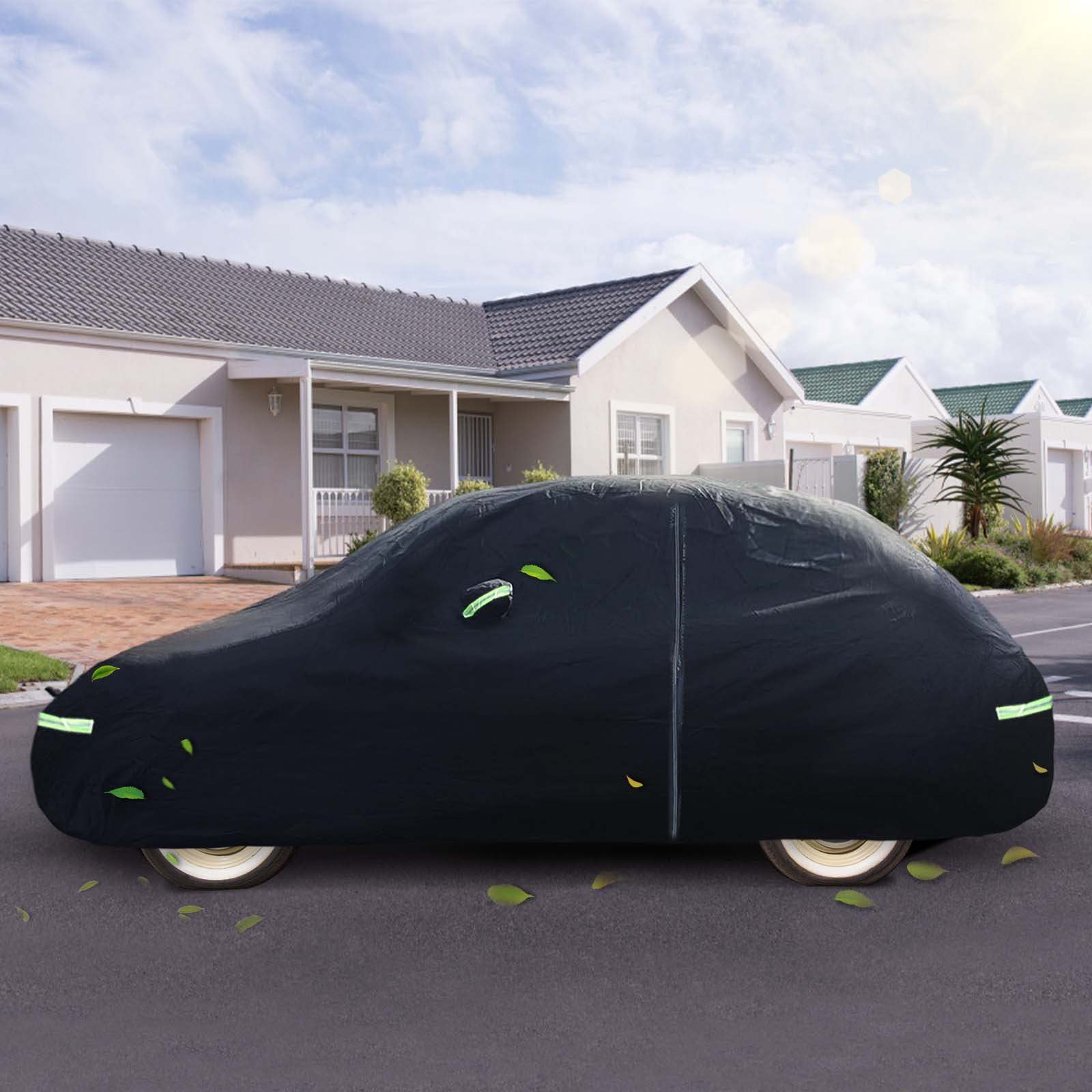 Custom Fit For Volkswagen Beetle Bug 2-Door 1960-1980 Sedan Car Cover Waterproof Heavy Duty All-Weather Protection With Door Zipper & Storage Bag