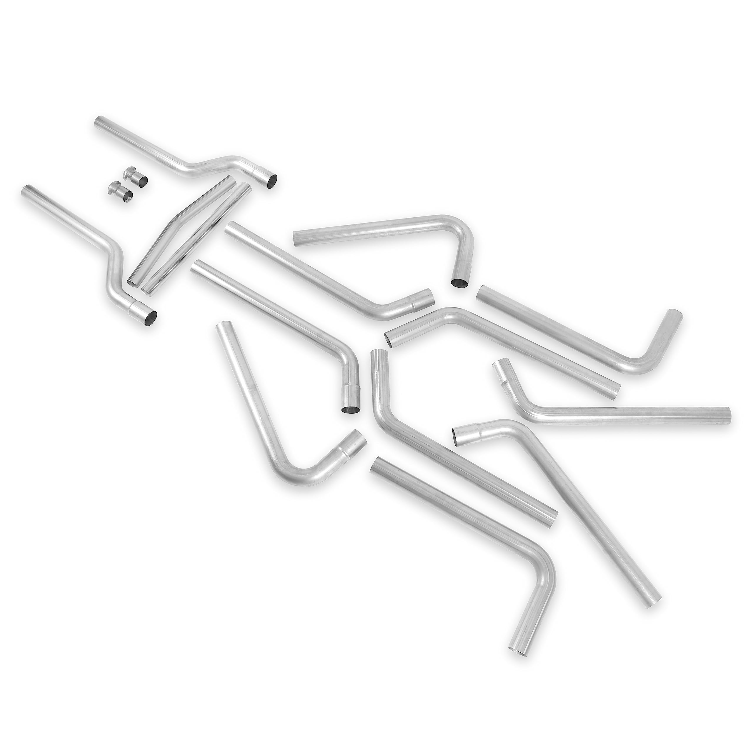 Flowmaster 815936 U-Fit Dual Exhaust Kit 409S - 2.50 in. - universal 16-piece pipes only