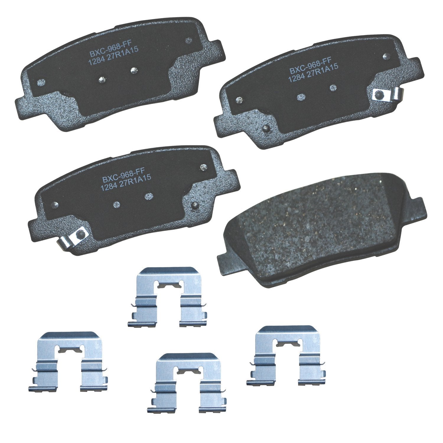 Bendix Premium Sbc1284 Ceramic Rear Brake Pads For Select Models Hyundai Entourage, Genesis, Genesis Coupe, Santa Fe Sport, Kia