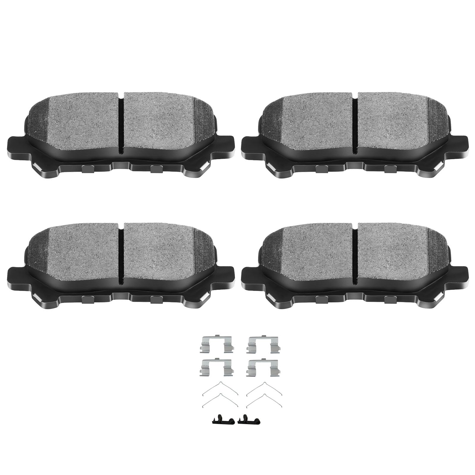 Scitoo D1585 Rear Semi-Metal Brake Pads Sets Fit For Acura Mdx 2014-2017,For Honda Pilot 2012-2019,For Honda Ridgeline 2017-2019