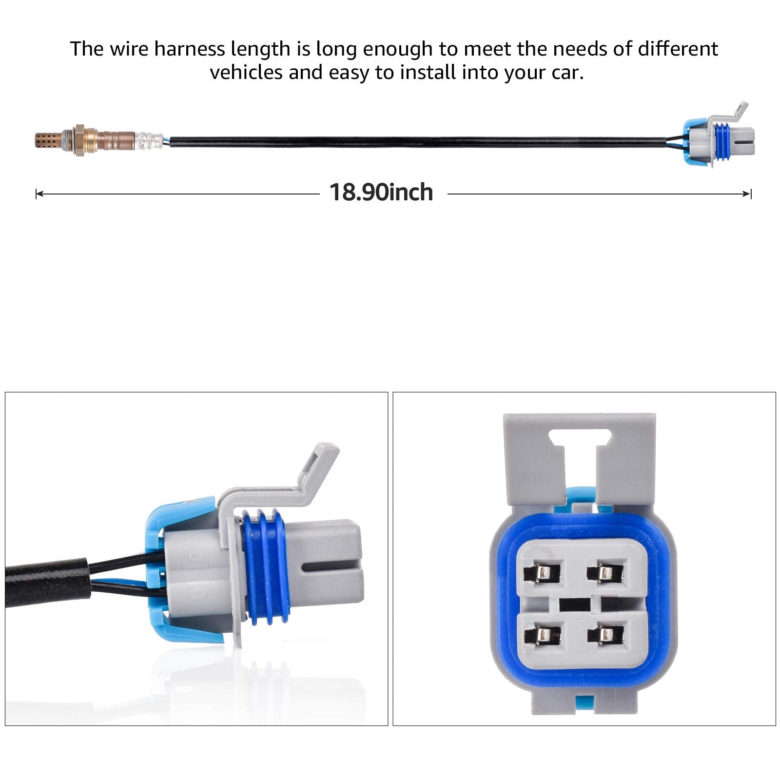 Nifeida 234-4407 Oxygen O2 Sensor 2 Downstream Compatible with 02-07 Chevy Express Silverado Tahoe GMC Savana Sierra Yukon & 03-