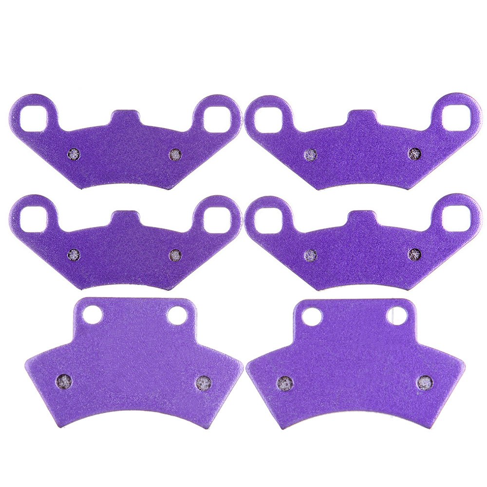 Eccpp Brake Pads For Pre-2000 Polaris Sportsman 400 500 335 Xplorer 300 400 500 Xpress Magnum 425 Trail Boss 250 Trailblazer Big Boss Sport 400 Scrambler 400 500, Fa159 Front And Rear Brake Pads Kits