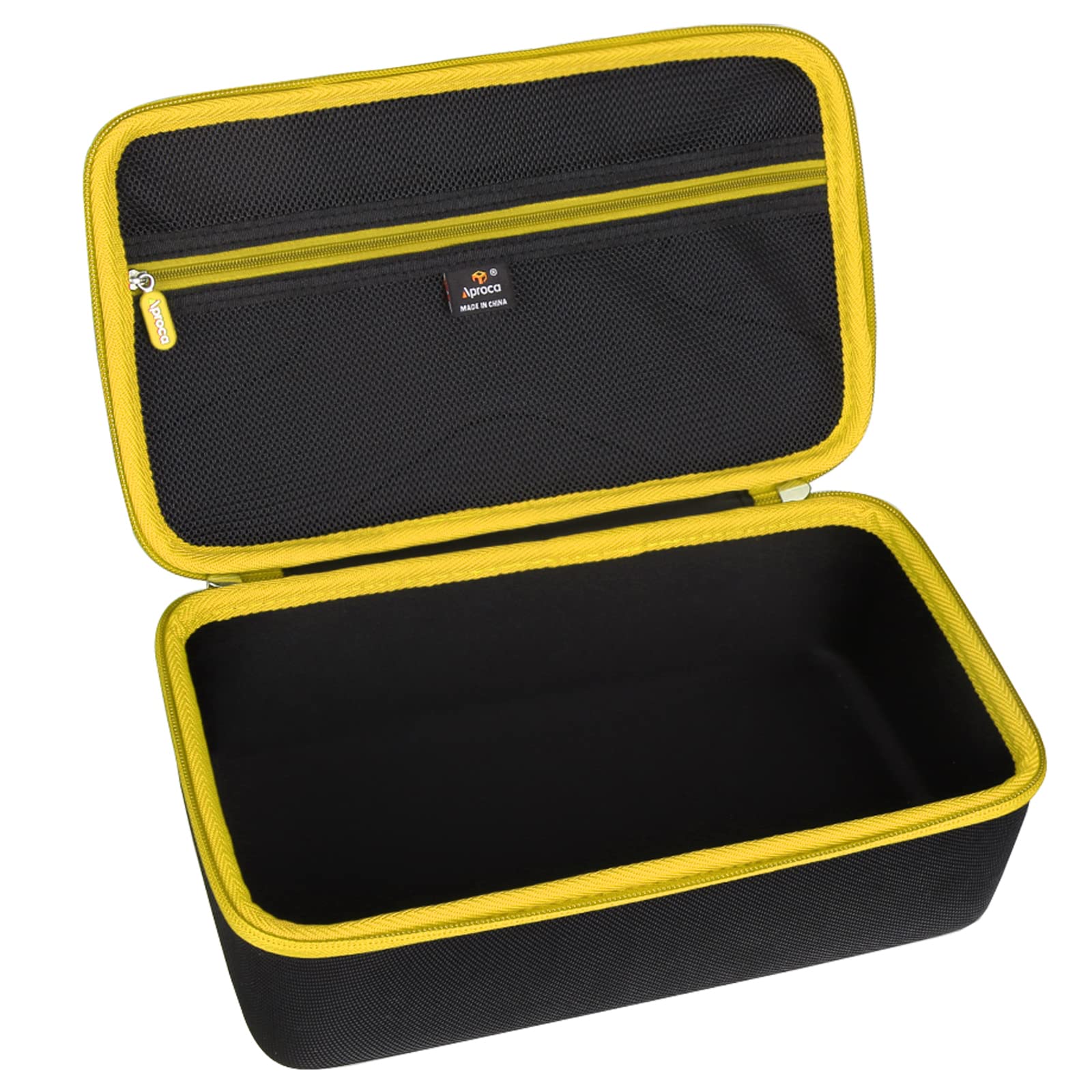 Aproca Hard Storage Travel Case Fit For Astroai Air Compressor Tire Inflator Portable Air Pump Yellow Zipper