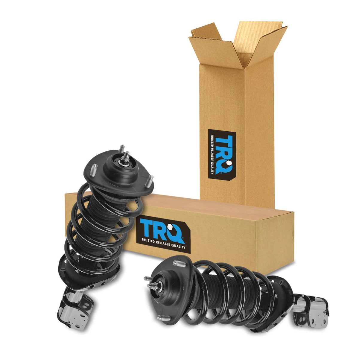 Trq Front Strut & Coil Spring Assembly Set Driver & Passenger Sides Compatible With 05-07 Honda Odyssey