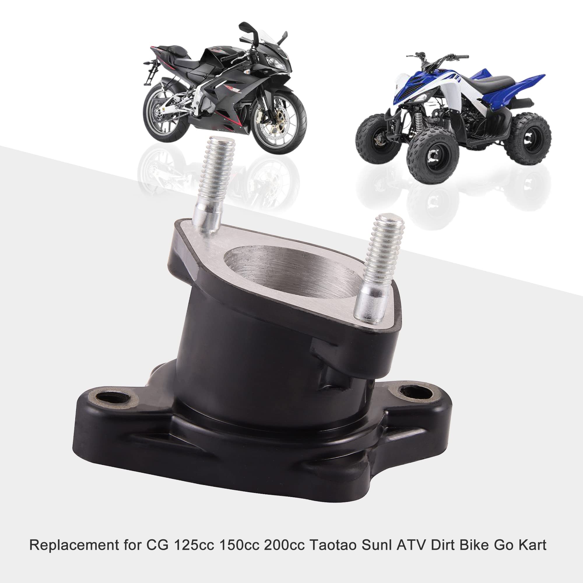 Goofit Intake Manifold Pipe Replacement For Cg 125Cc 150Cc 200Cc Taotao Sunl Atv Dirt Bike Go Kart