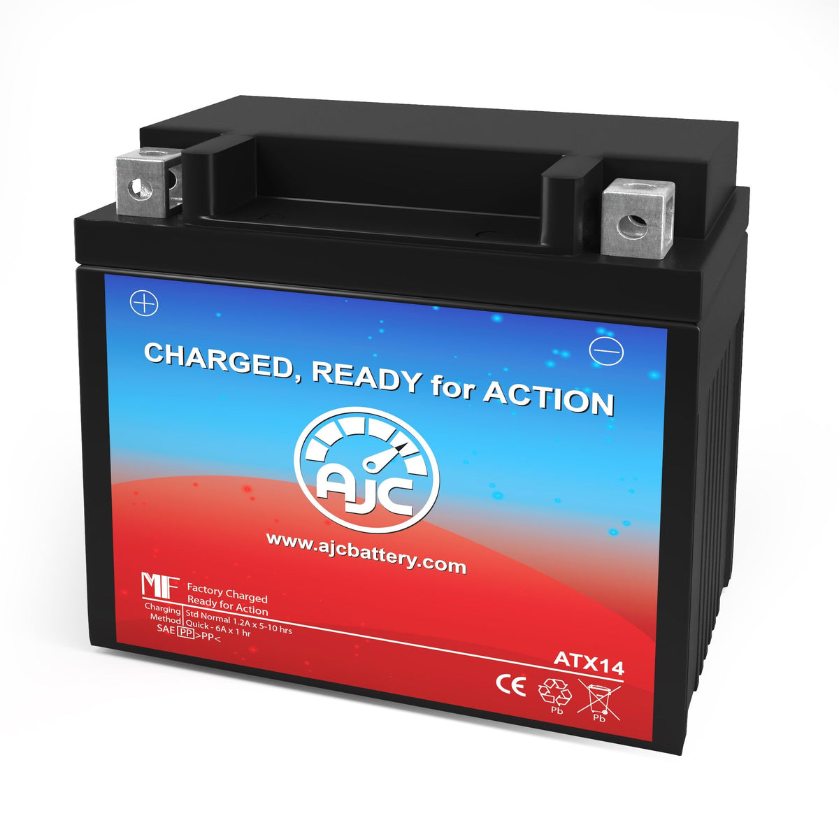Ajc Battery Compatible With Harley-Davidson V-Rod Vrsca 1130Cc Motorcycle Battery (2002-2007)