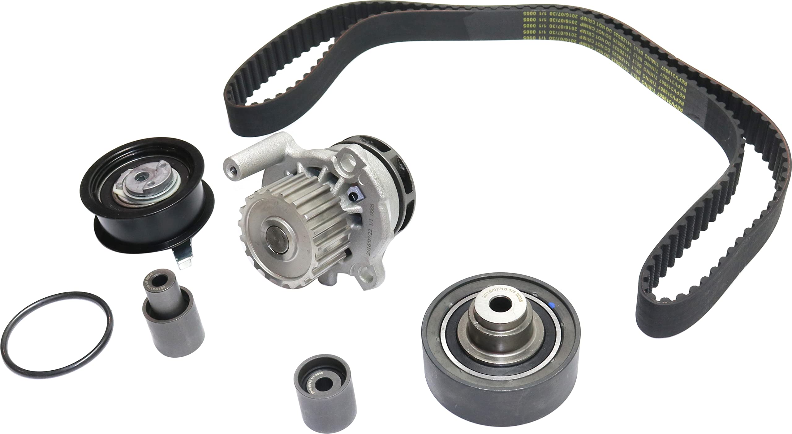 Garage-Pro Timing Belt Kit W/Belt Idlers & Tensioner, Water Pump (w/Impeller & Gasket) fits 1.9L Replacement for Volkswagen Jett
