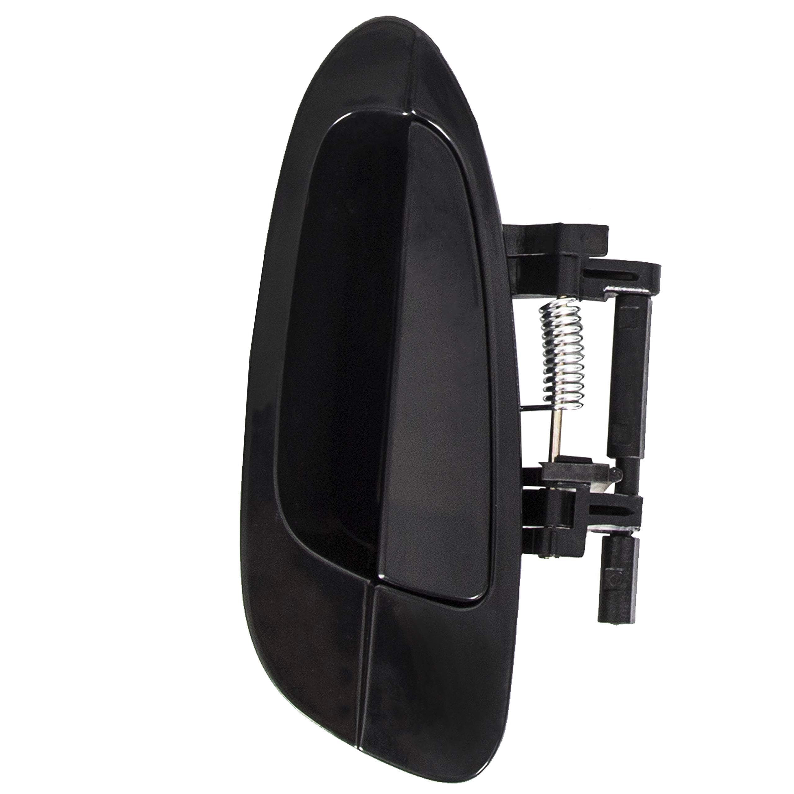 Ecotric Door Handle Rear Left Smooth Black Exterior Outside Compatible With 2002-2006 Nissan Altima Part # Ni1520112; 82607-8J00