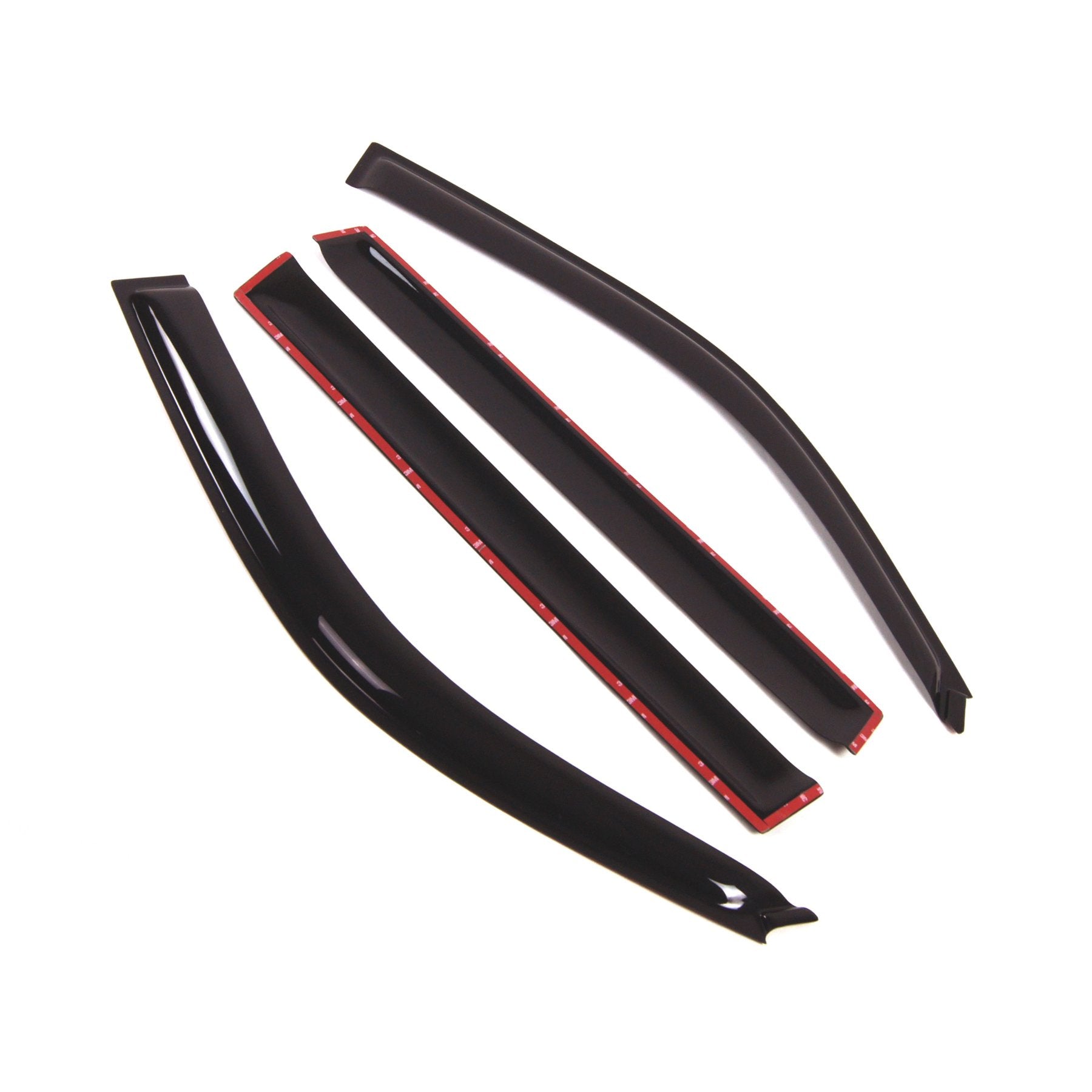 Tuningpros Outside Mount Window Vent Visors Rain Guards Compatible With Toyota Land Cruiser 1998-2007 | Side Window Wind Deflect