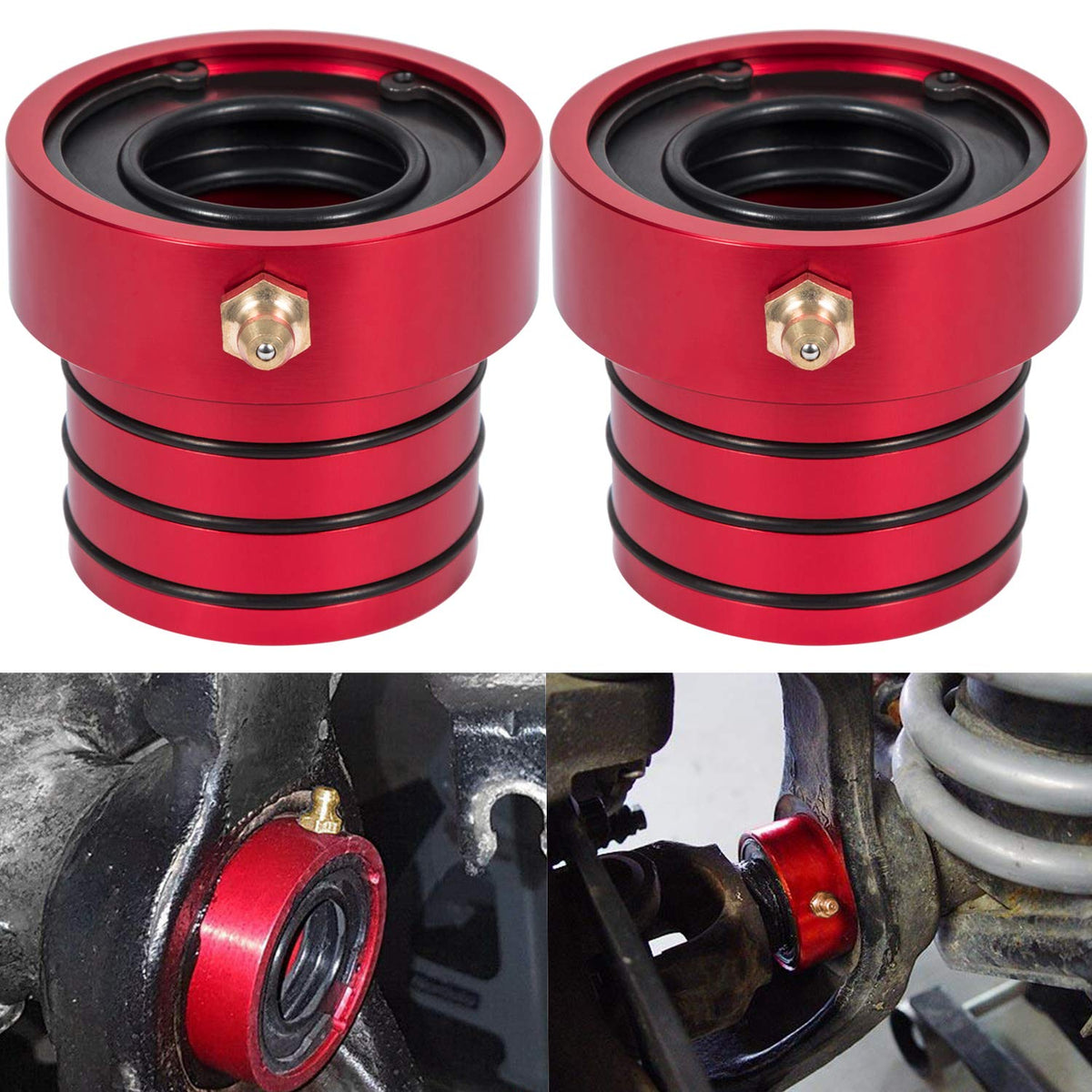 Mg21103 Dana 30/44 Front Axle Tube Seal Pair Fit For Jeep Cherokee 1984-2001 / Grand Cherokee 1984-2001 / Tj 1997-2006 / Wrangle