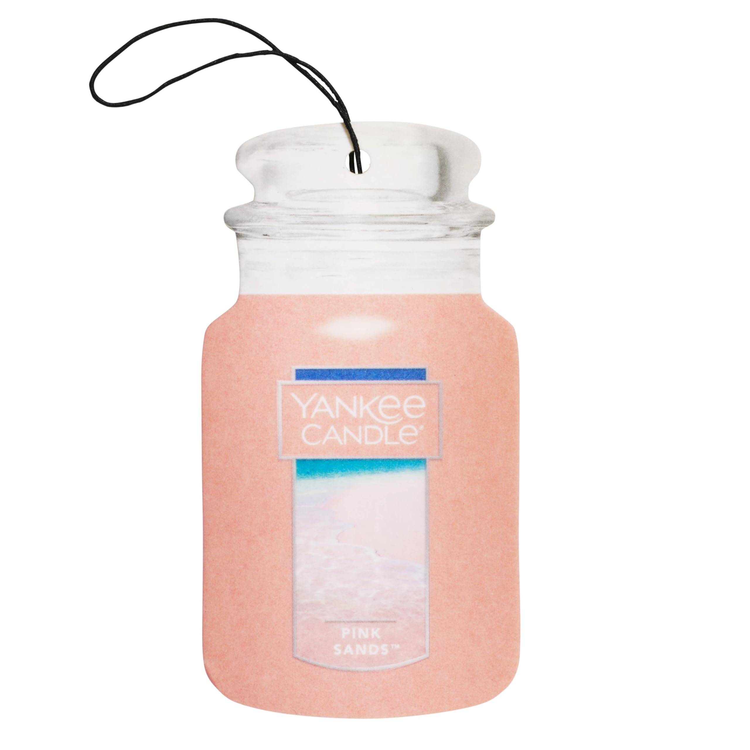 Yankee Candle Car Jar Pink Sands Air Freshener (Set of 10)