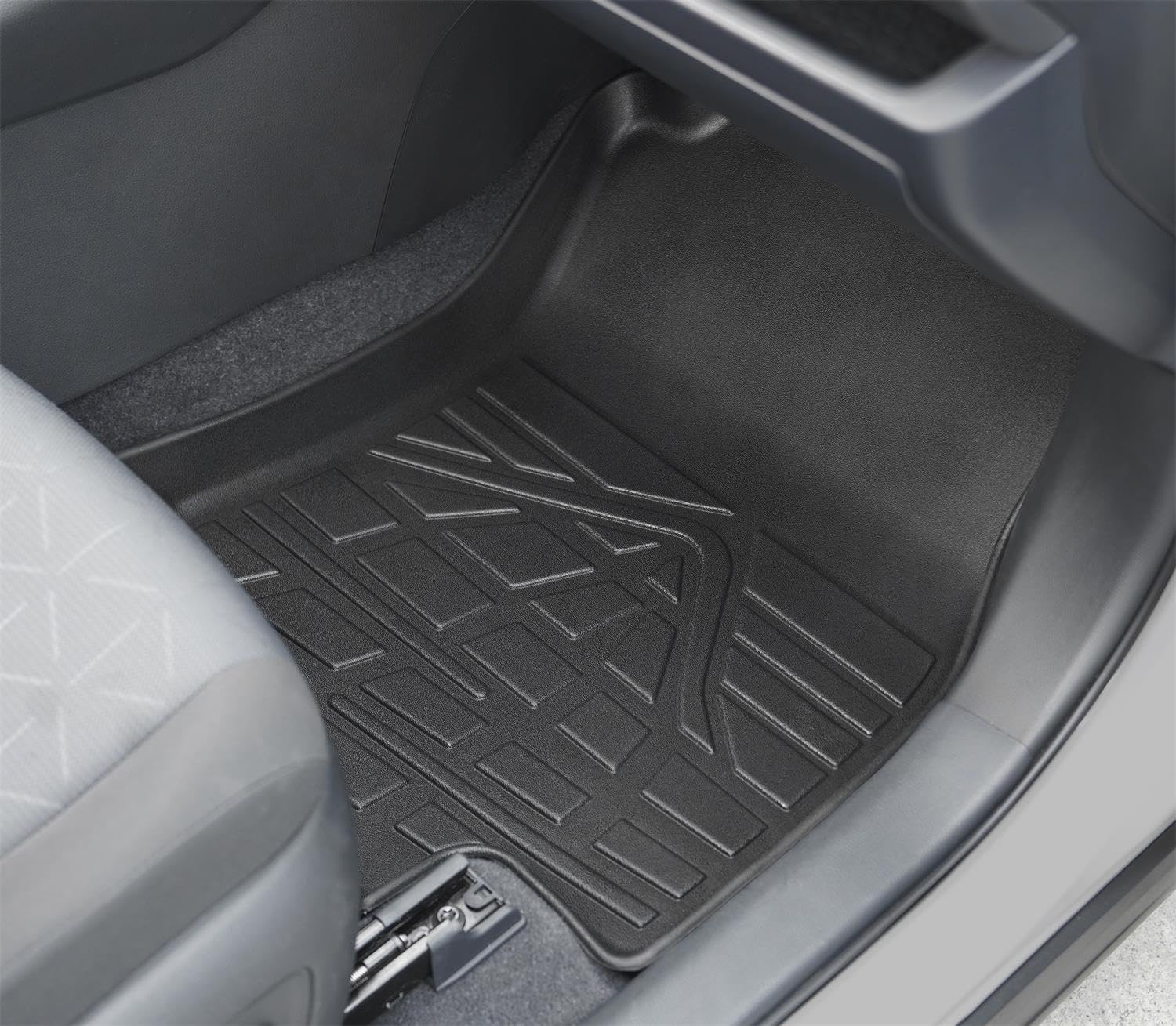 Karpal Floor Mats Fit Toyota Rav4 2019-2024 (Include Hybrid), Custom Fit Tpe All Weather Floor Liners 1St & 2Nd Row Rav4 Accesso
